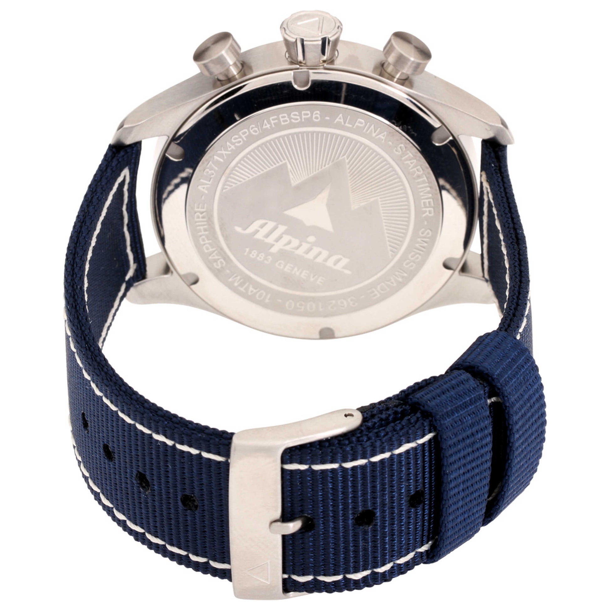 Left view of Alpina Startimer Pilot Men's Quartz Watch AL-371BG4S6