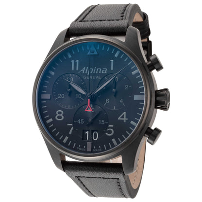 Front view of Alpina Startimer Pilot Men's Quartz Watch AL-372BB4FBS6