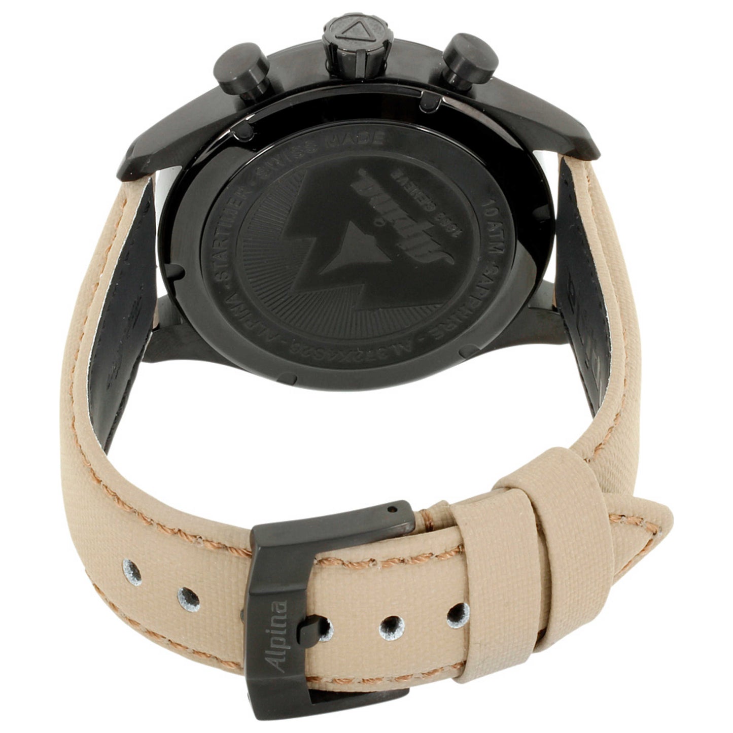Left view of Alpina Startimer Men's Quartz Watch AL-372MLY4FBS6