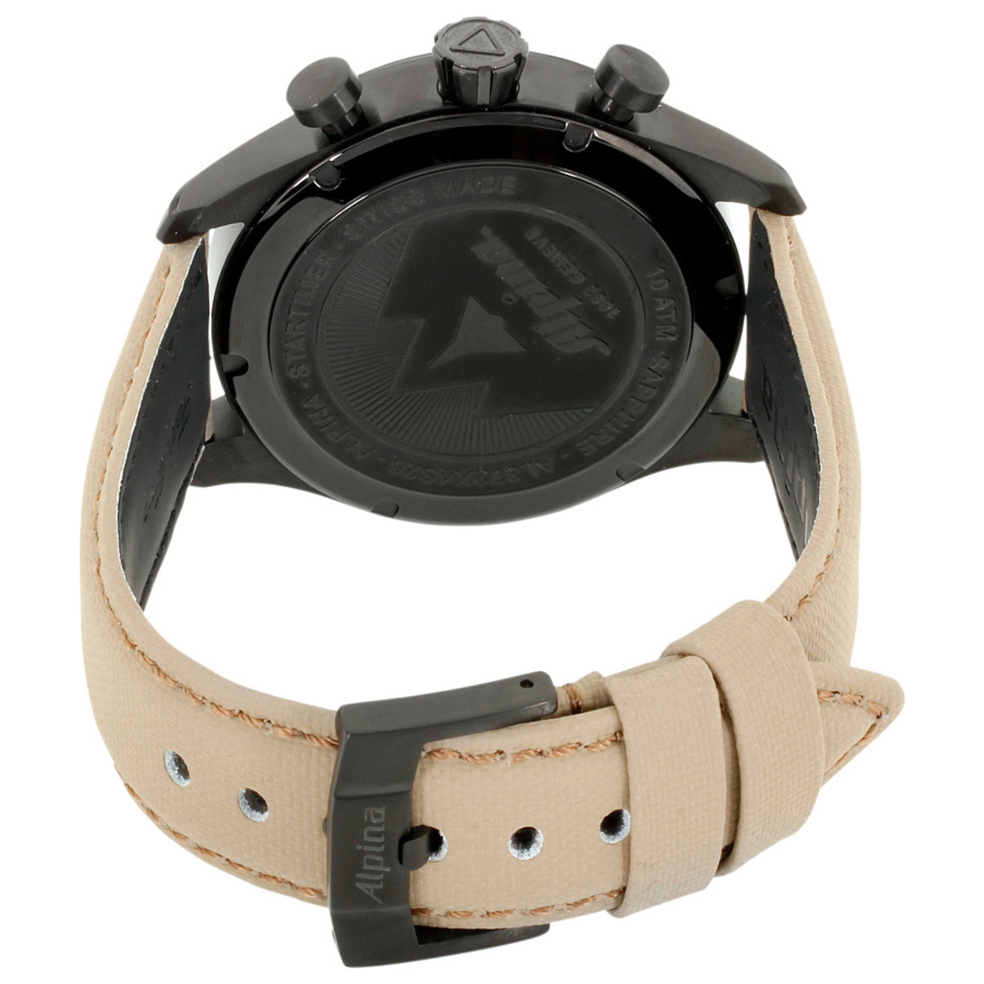 Left view of Alpina Startimer Men's Quartz Watch AL-372MLY4FBS6