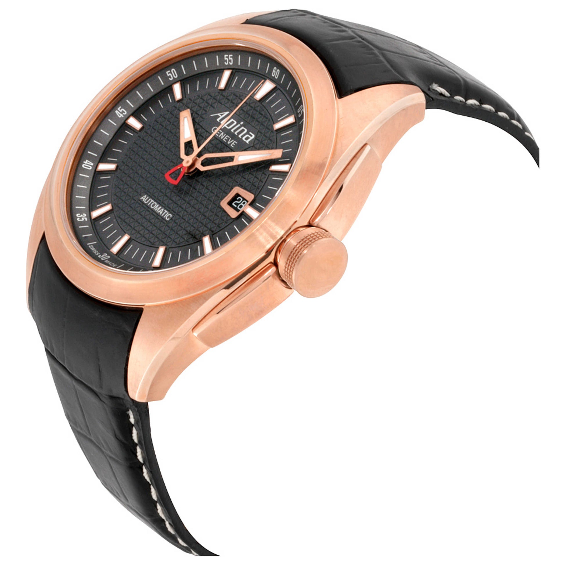 Left view of Alpina Nightlife Club Men's Automatic Watch AL-525B4RC4