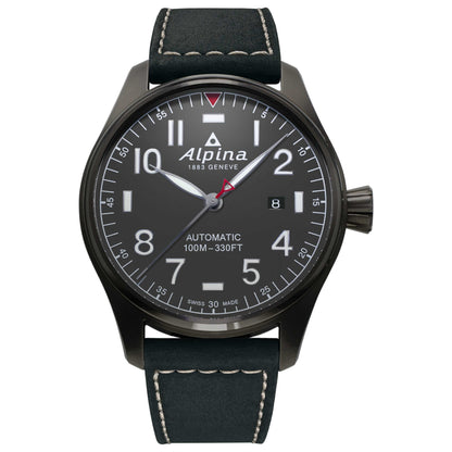 Front view of Alpina Startimer Pilot Men's Automatic Watch AL-525G3TS6