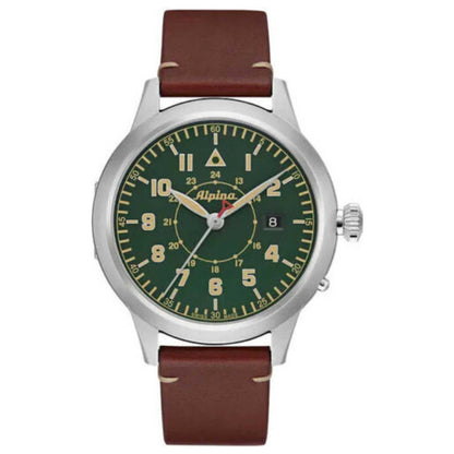 Front view of Alpina Startimer Men's Automatic Watch AL-525KBG4SH6
