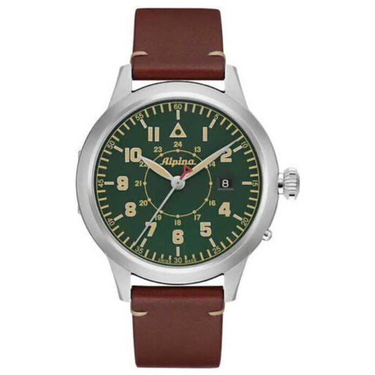 Front view of Alpina Startimer Men's Automatic Watch AL-525KBG4SH6