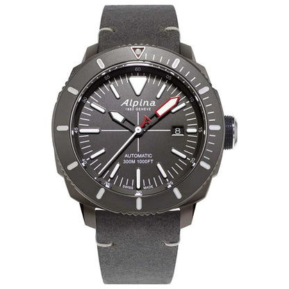 Front view of Alpina Seastrong Diver Men's Automatic Watch AL-525LGGW4TV6