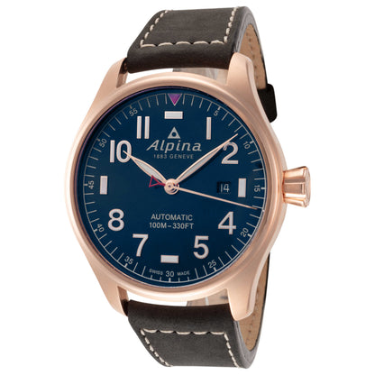 Front view of Alpina Startimer Pilot Men's Automatic Watch AL-525NN4S4