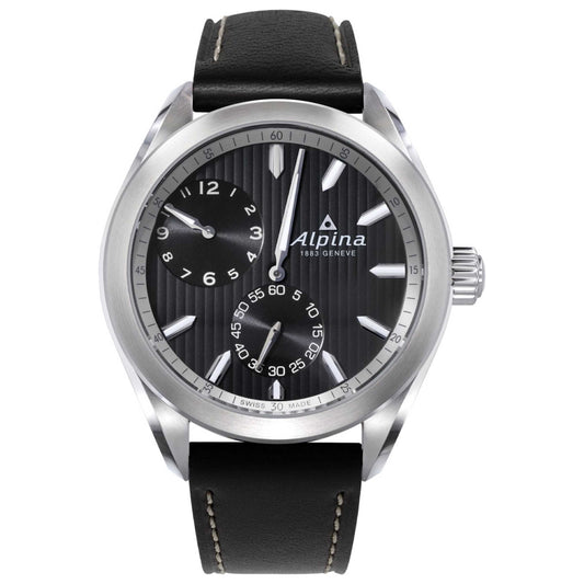 Front view of Alpina Alpiner Regulator Men's Automatic Watch AL-650BBS5E6