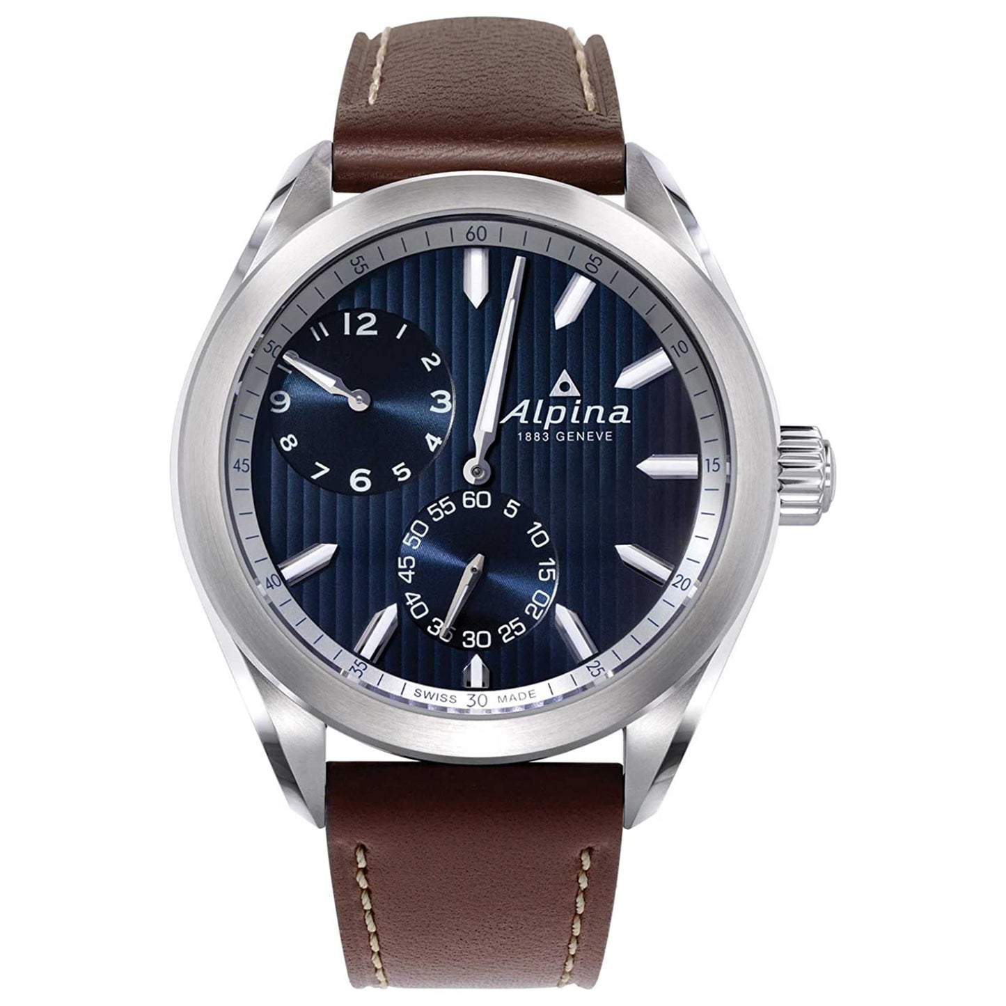 Front view of Alpina Alpiner Regulator Men's Automatic Watch AL-650NNS5E6