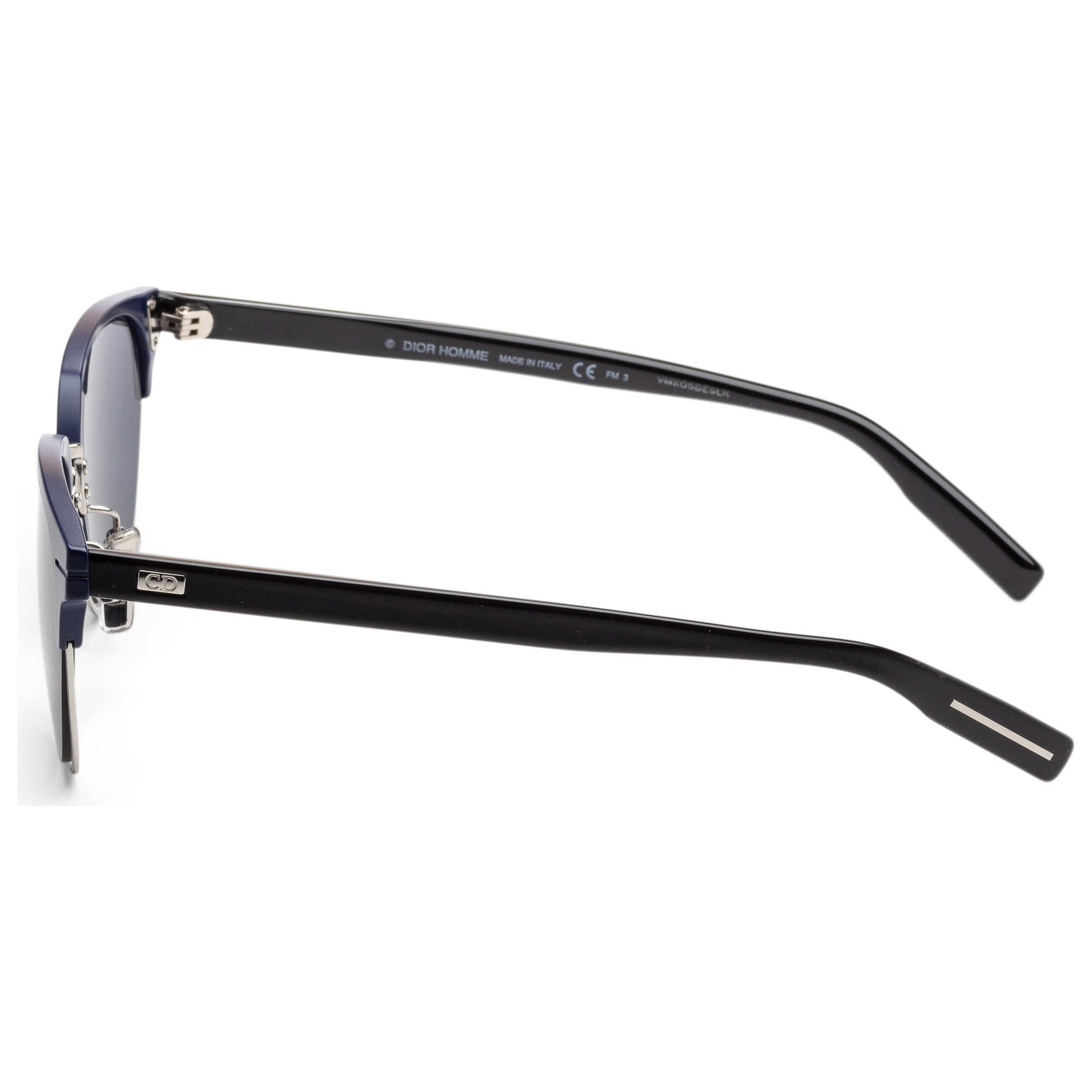 Left view of Christian Dior Homme AL Men's Sunglasses AL1315S-0FLL-KU