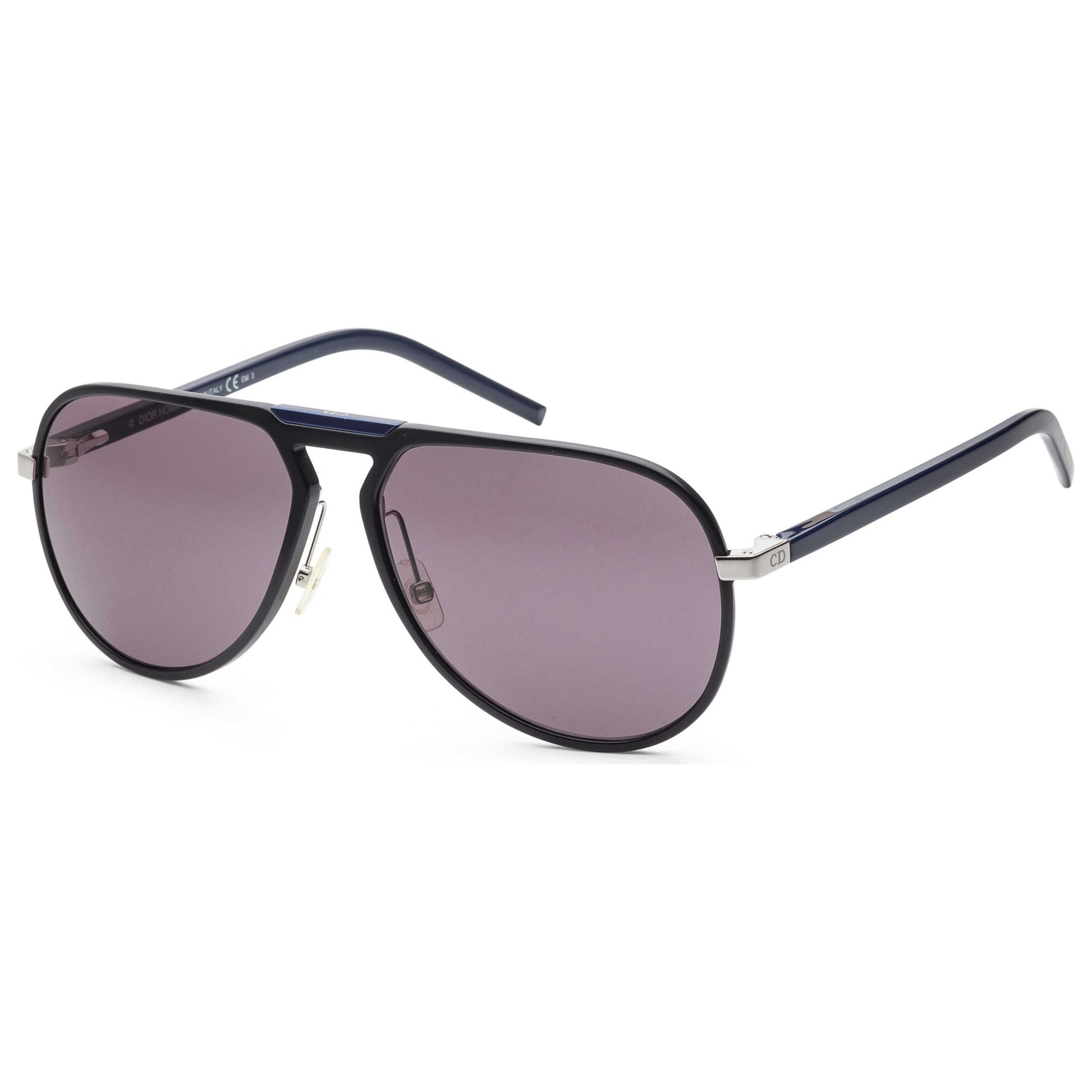 Front view of Christian Dior Homme AL Men's Sunglasses AL132S-018-BN