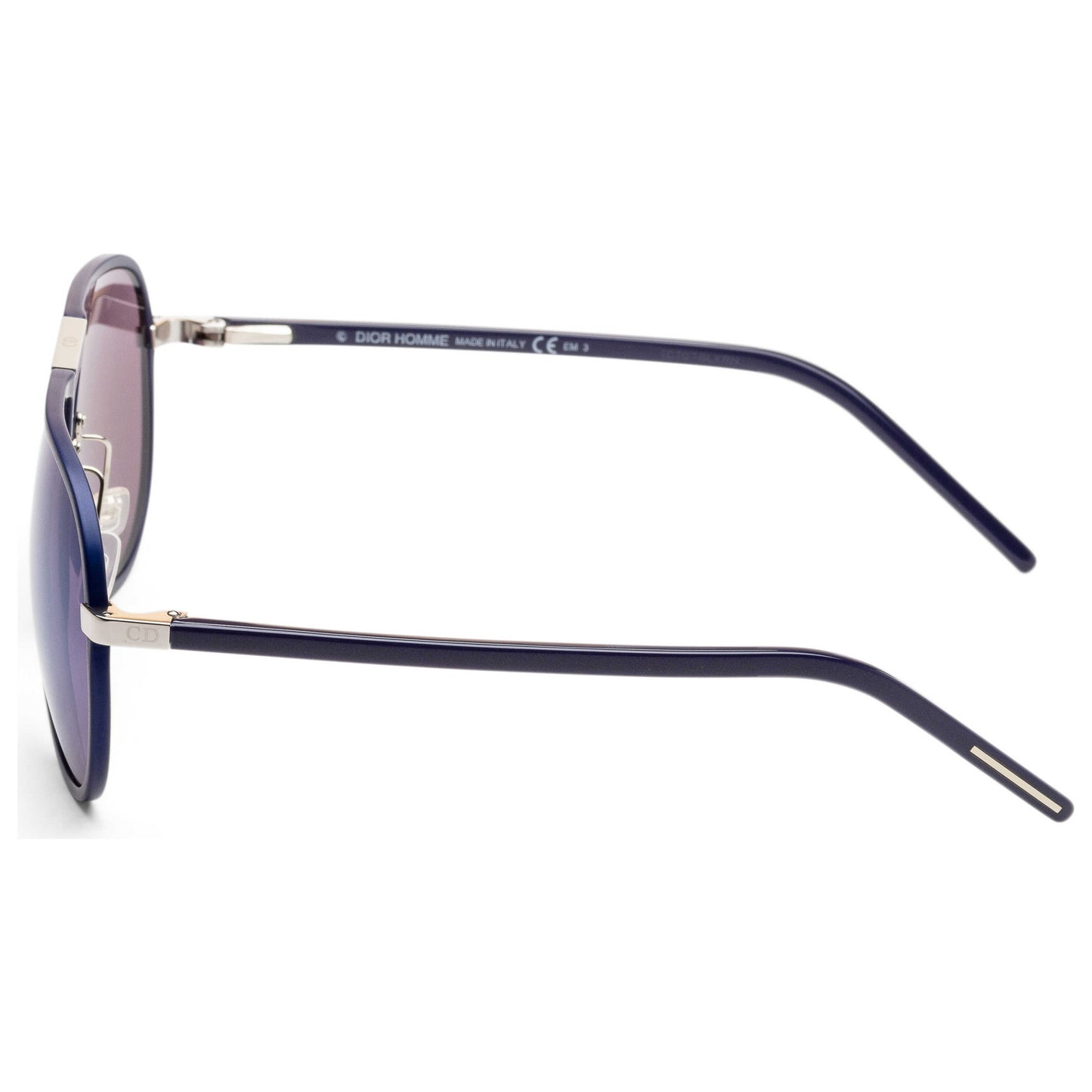 Left view of Christian Dior Homme AL Men's Sunglasses AL132S-0NNI-XT
