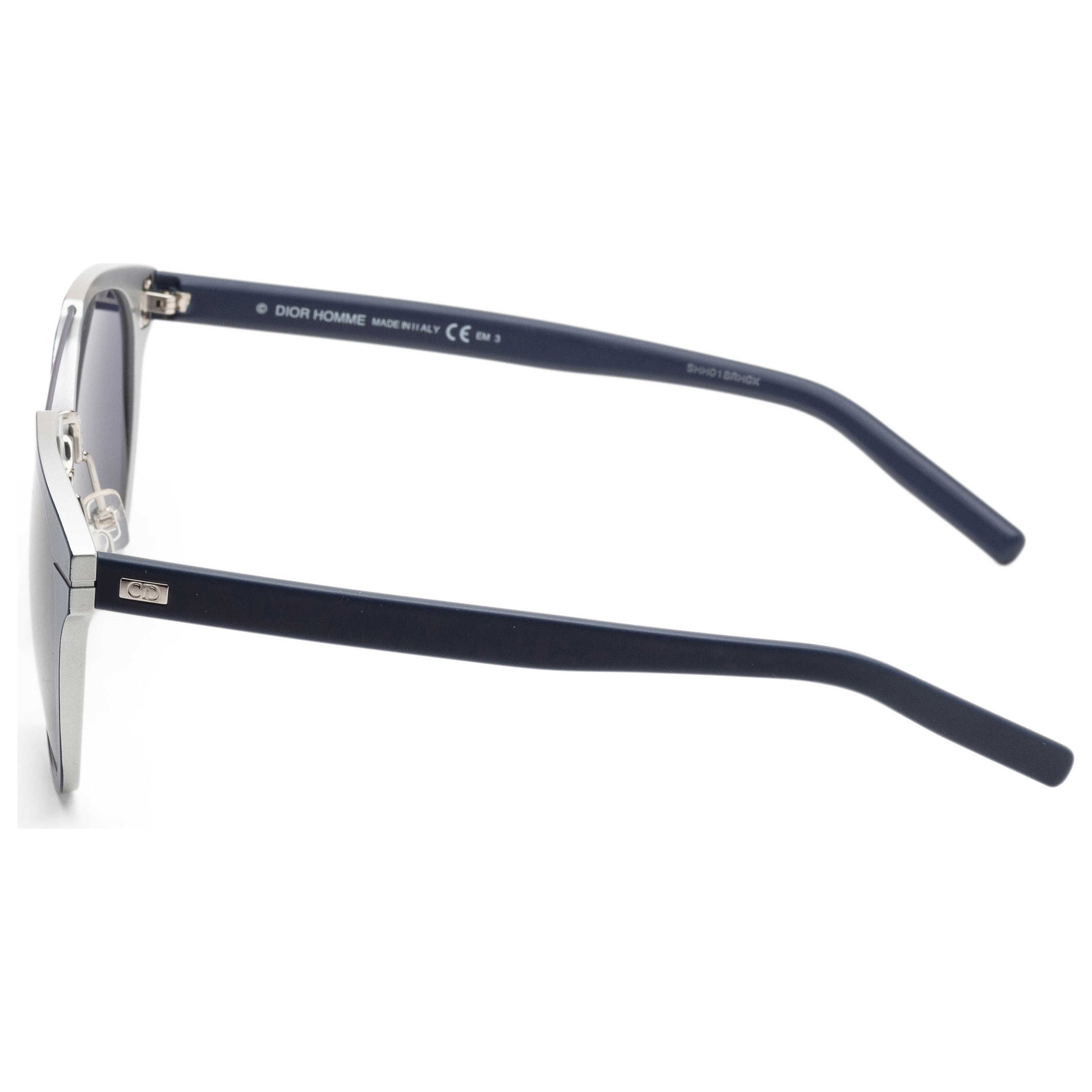 Left view of Christian Dior Homme AL Men's Sunglasses AL135F-0SCB-KU