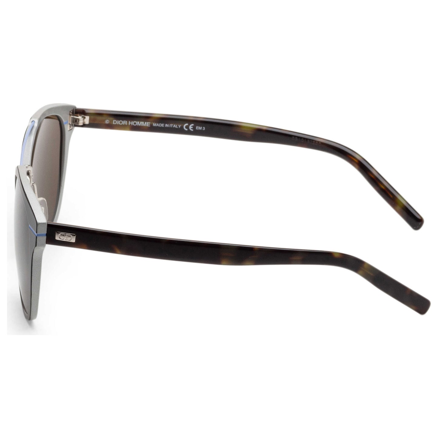 Left view of Christian Dior Homme AL Men's Sunglasses AL135F-0UFB-EC