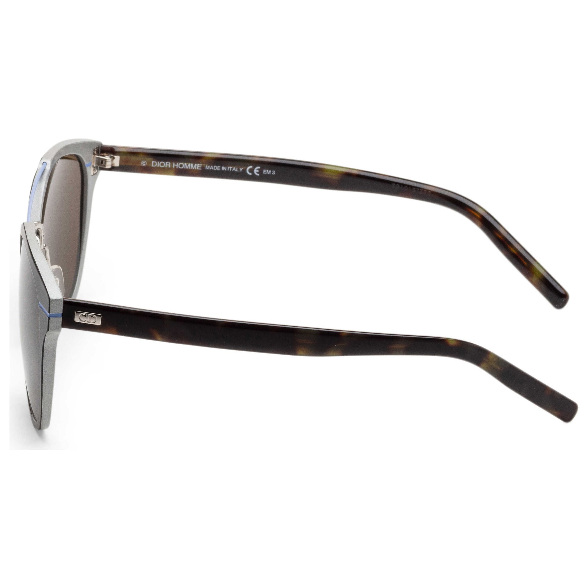 Left view of Christian Dior Homme AL Men's Sunglasses AL135F-0UFB-EC