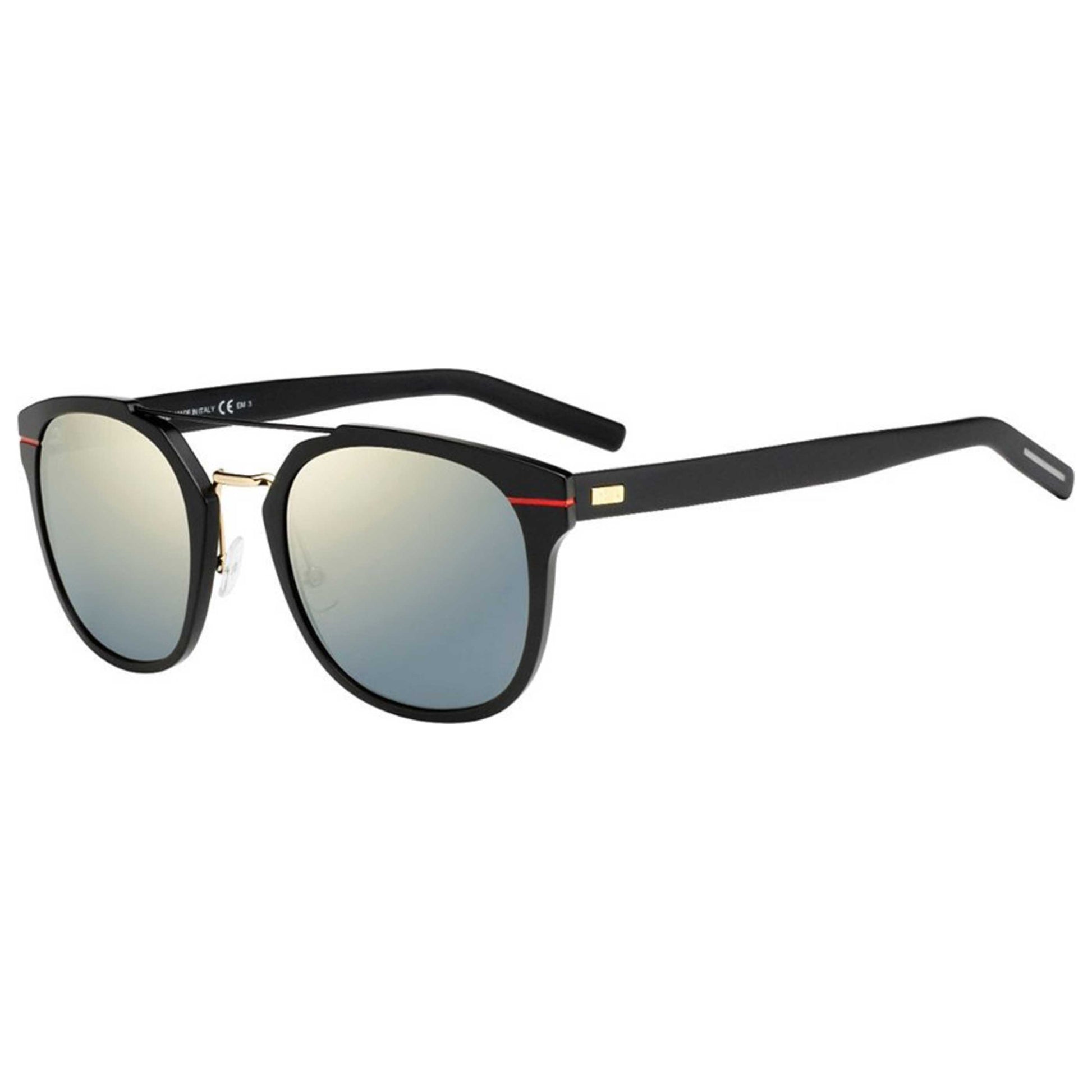 Front view of Christian Dior Homme Black Tie Men's Sunglasses AL135S-020T-MV
