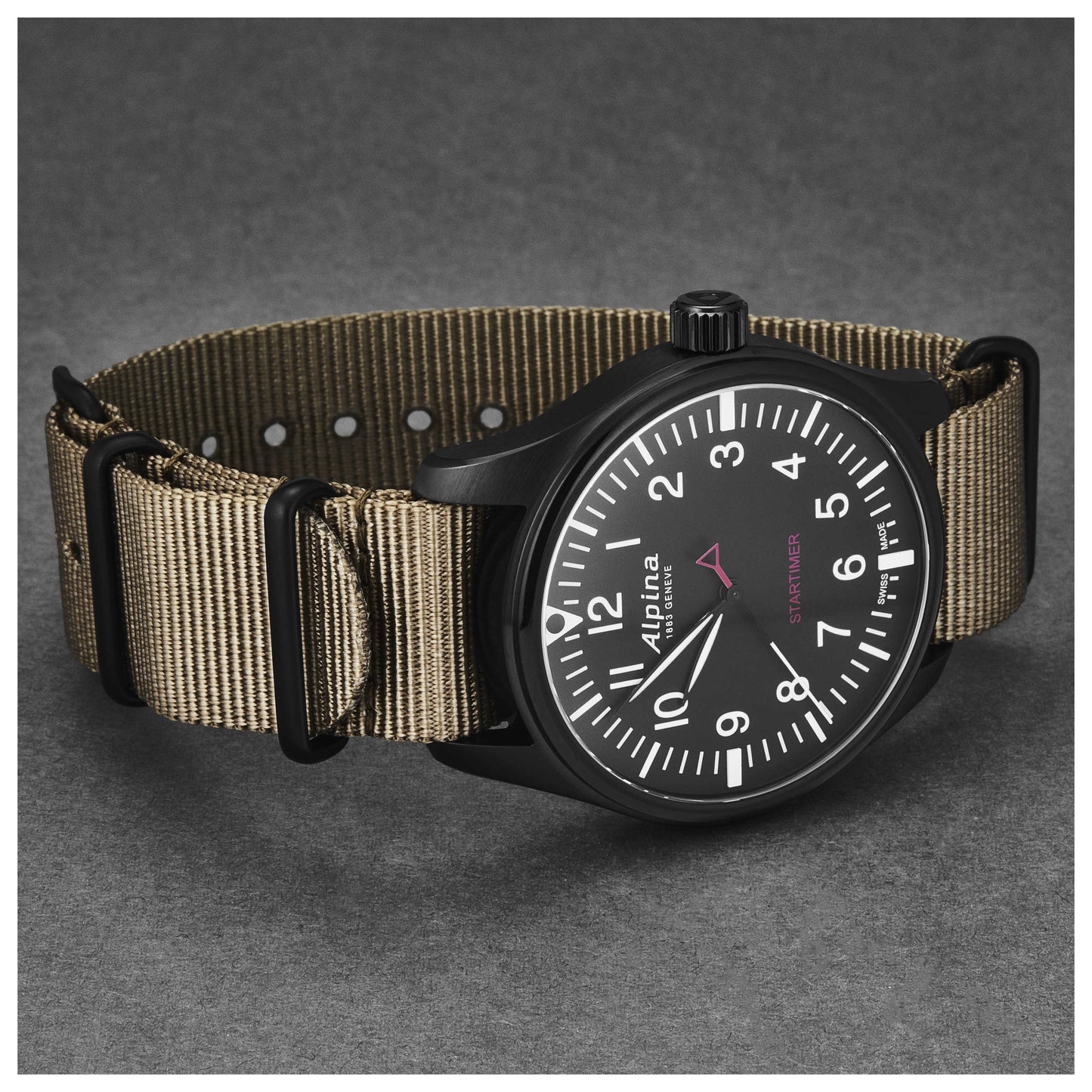 Alpina Startimer Pilot Men's Quartz Watch AL235B4FBS6 - Image #4
