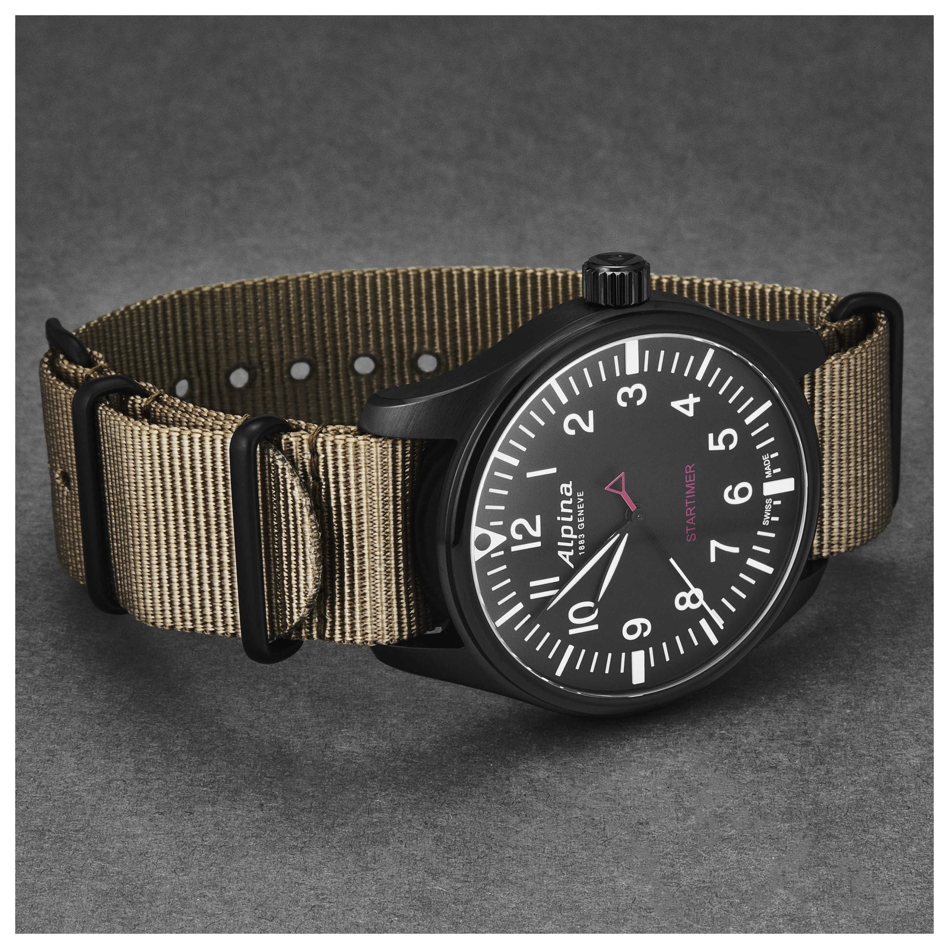 Alpina Startimer Pilot Men's Quartz Watch AL235B4FBS6 - Image #4