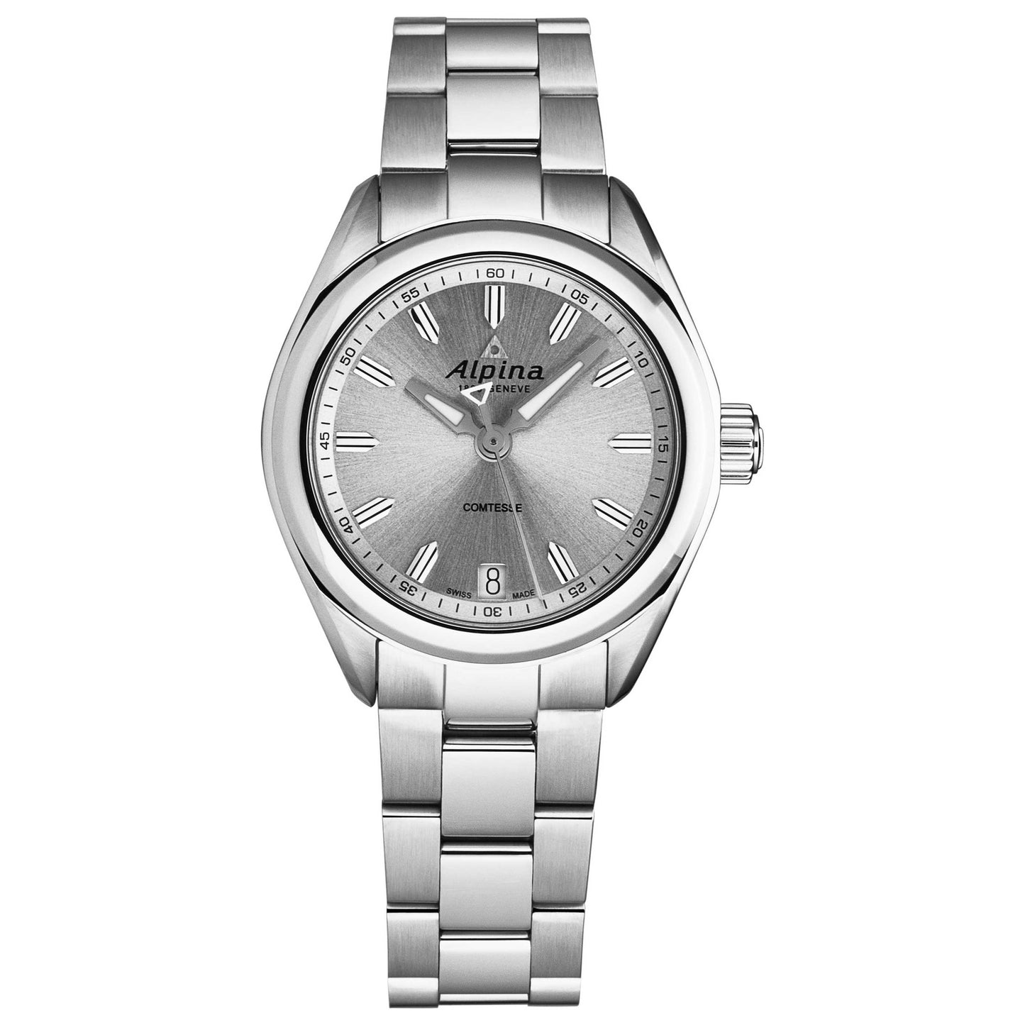 Front view of Alpina Comtesse Women's Quartz Watch AL240LP2C6B