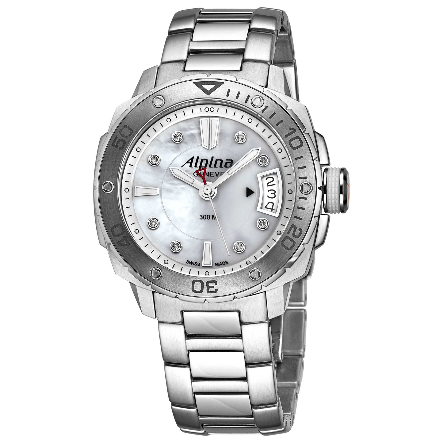 Front view of Alpina Extreme Diver Women's Quartz Watch AL240LSD3V6B
