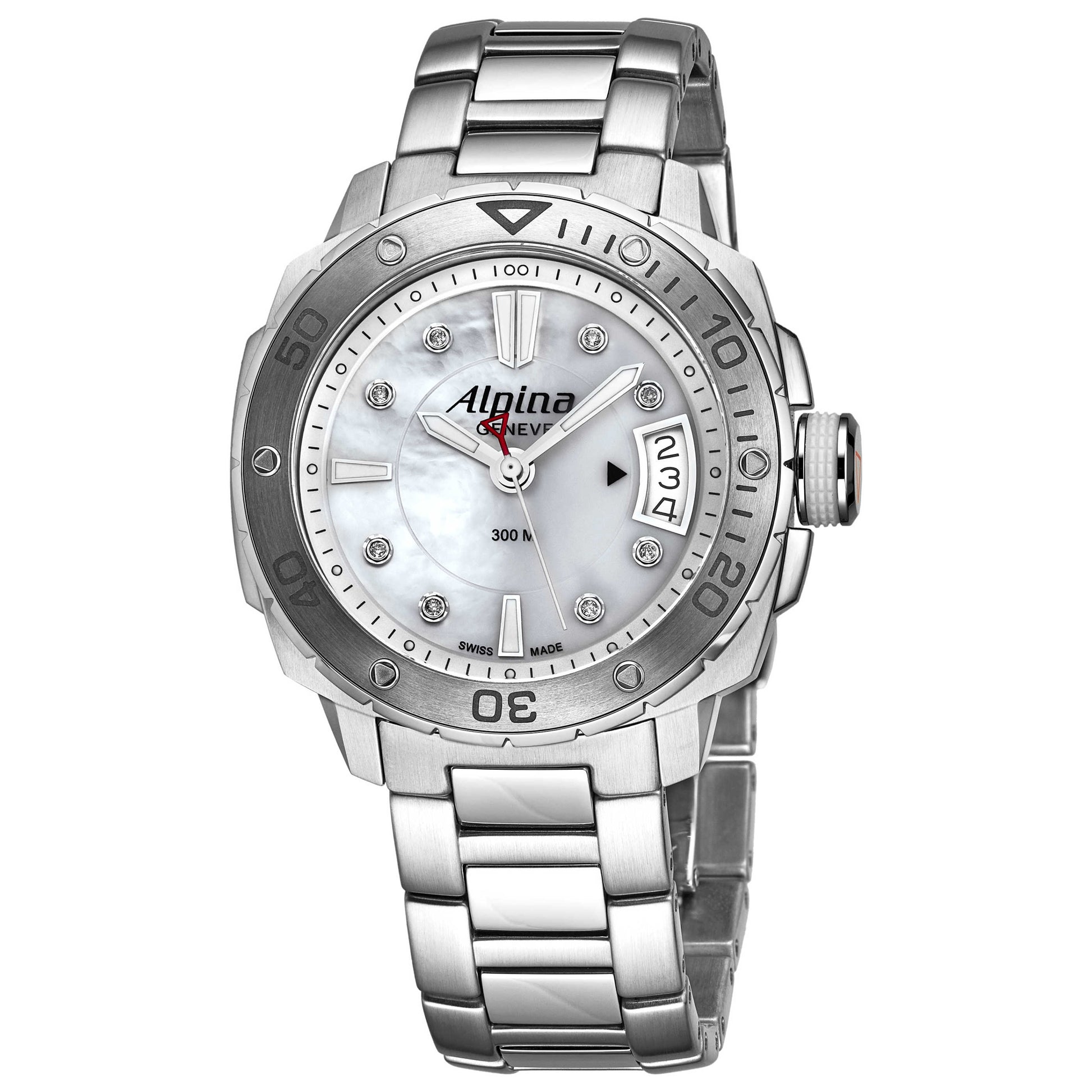 Front view of Alpina Extreme Diver Women's Quartz Watch AL240LSD3V6B