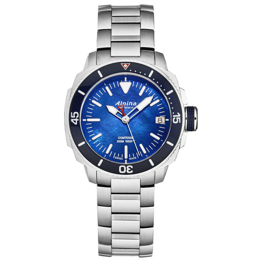 Front view of Alpina Comtesse Women's Quartz Watch AL240MPN2VC6B