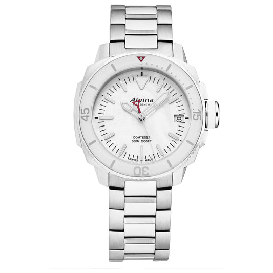 Front view of Alpina Comtesse Women's Quartz Watch AL240MPW2VC6B