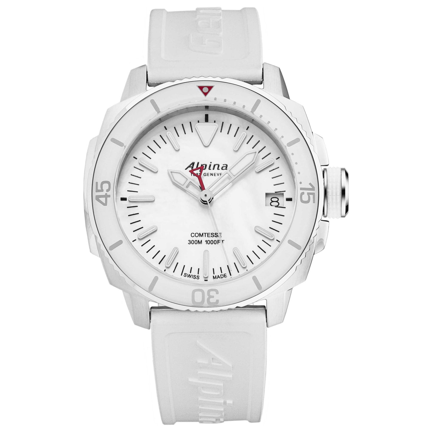 Front view of Alpina Comtesse Women's Quartz Watch AL240MPW2VC6