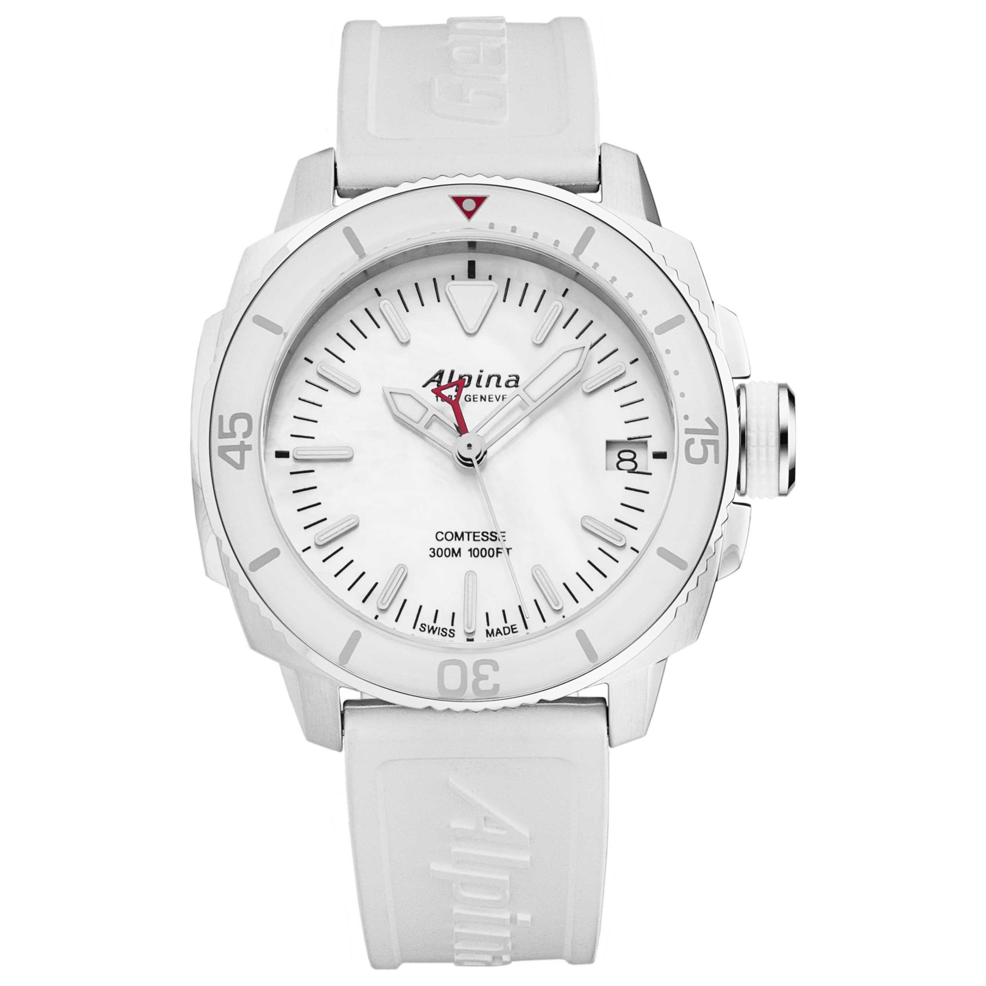Front view of Alpina Comtesse Women's Quartz Watch AL240MPW2VC6