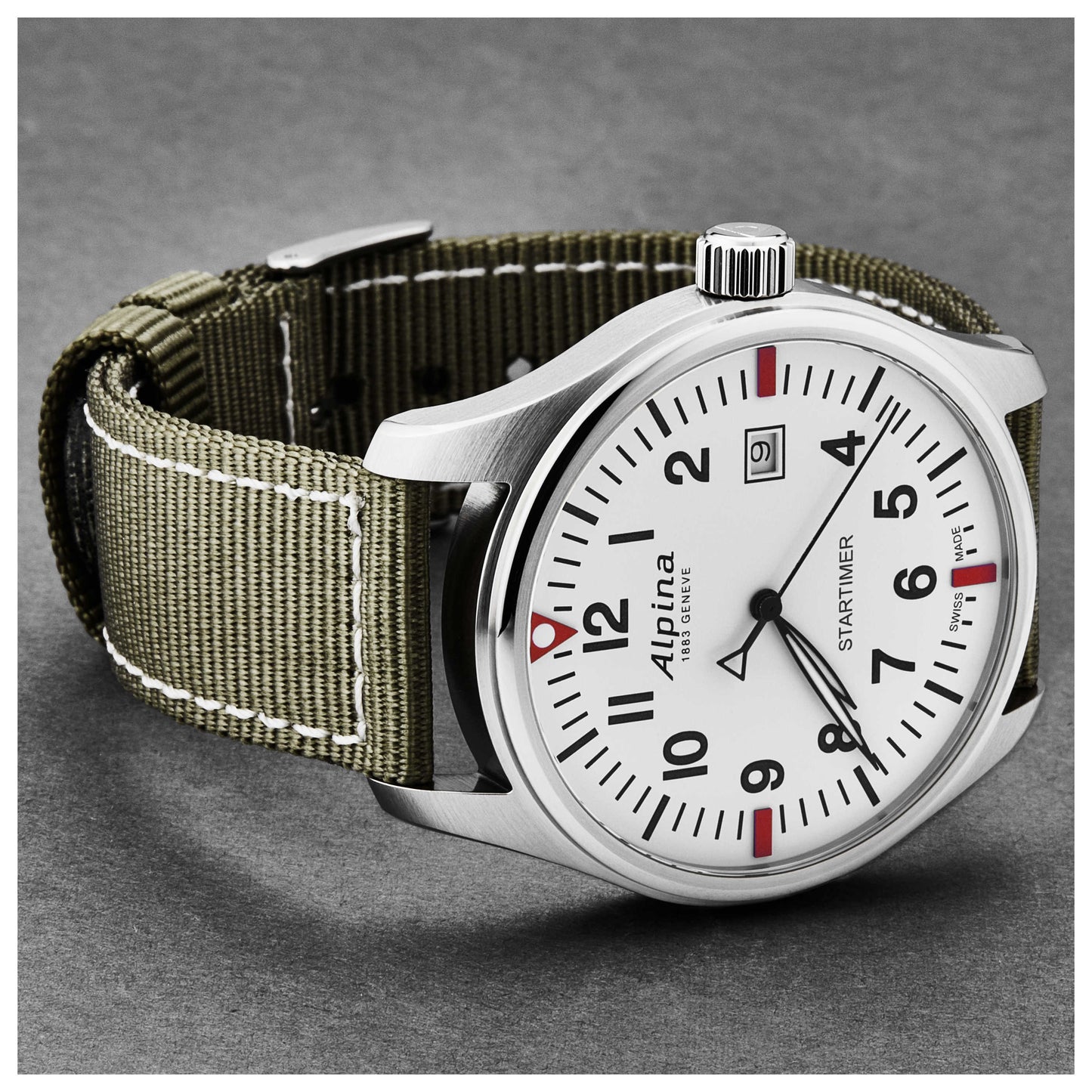 Alpina Startimer Pilot Men's Quartz Watch AL240S4S6 - Image #5
