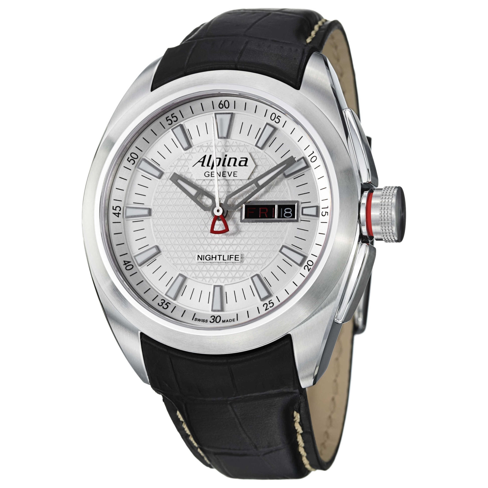 Front view of Alpina Club Men's Quartz Watch AL242S4RC6