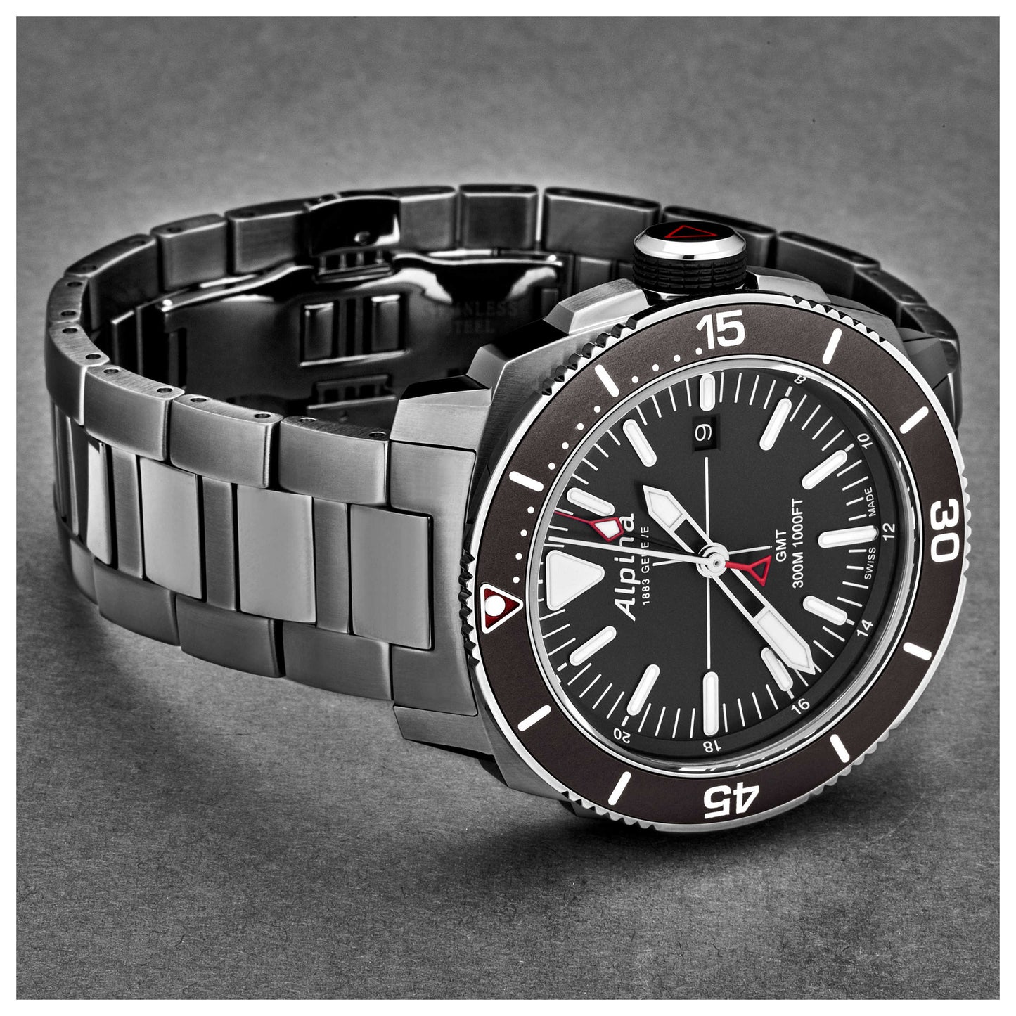 Alpina Seastrong Diver Men's Quartz Watch AL247LGG4TV6B - Image #2