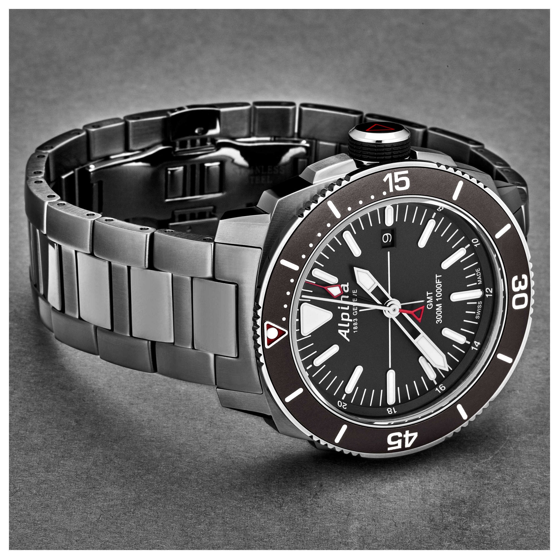 Alpina Seastrong Diver Men's Quartz Watch AL247LGG4TV6B - Image #2