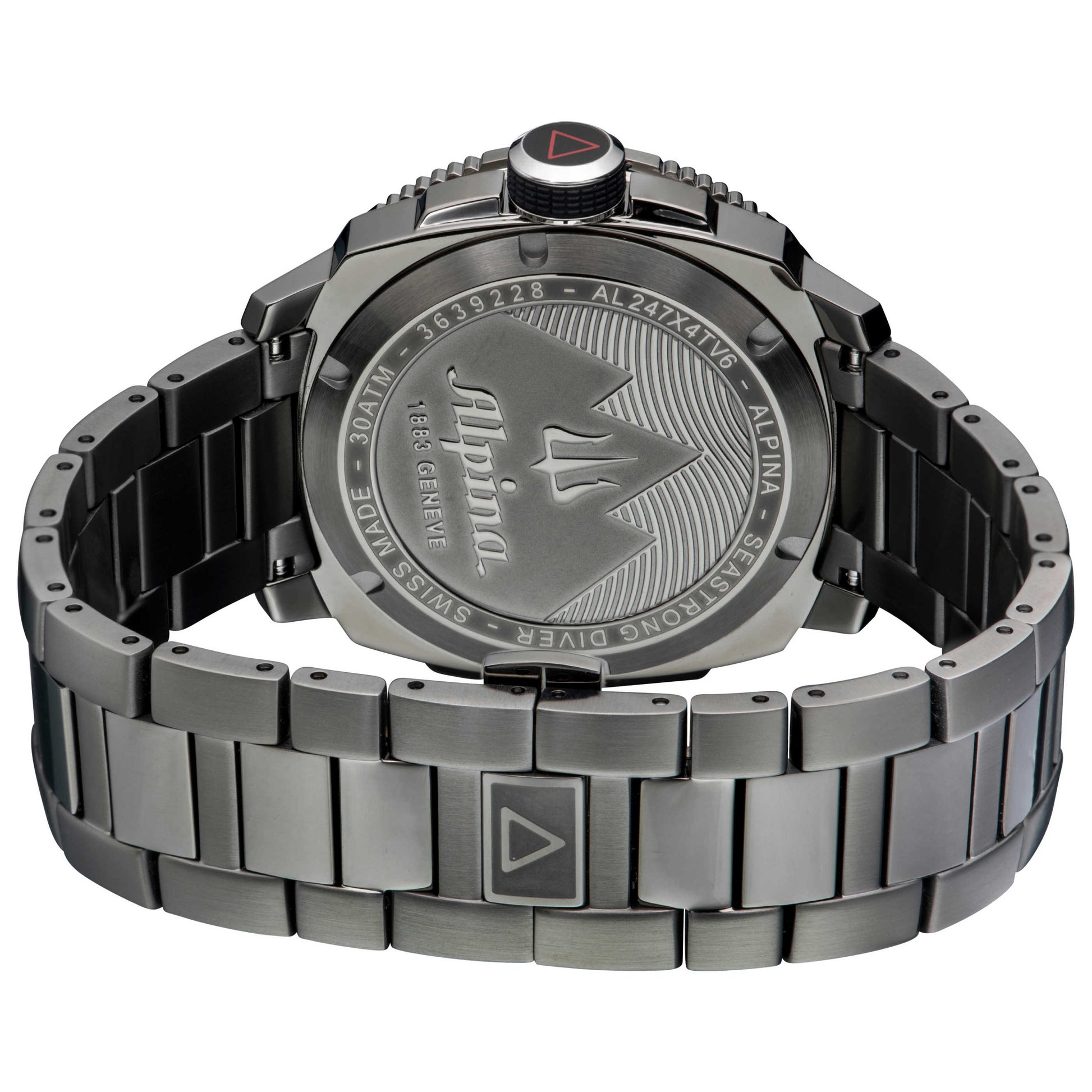Alpina Seastrong Diver Men's Quartz Watch AL247LGG4TV6B - Image #3