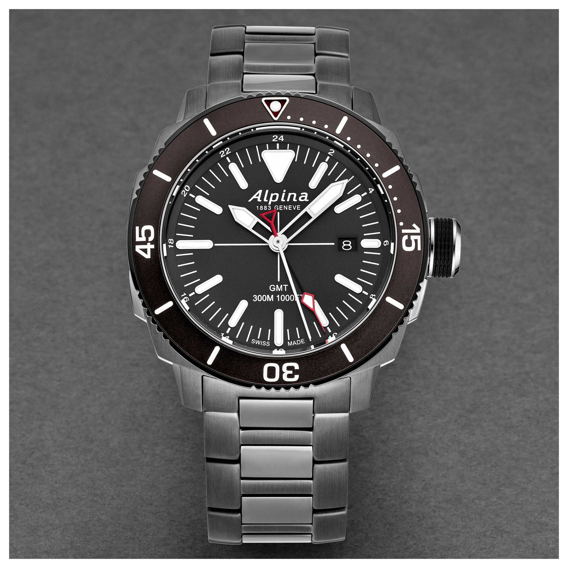 Alpina Seastrong Diver Men's Quartz Watch AL247LGG4TV6B - Image #4