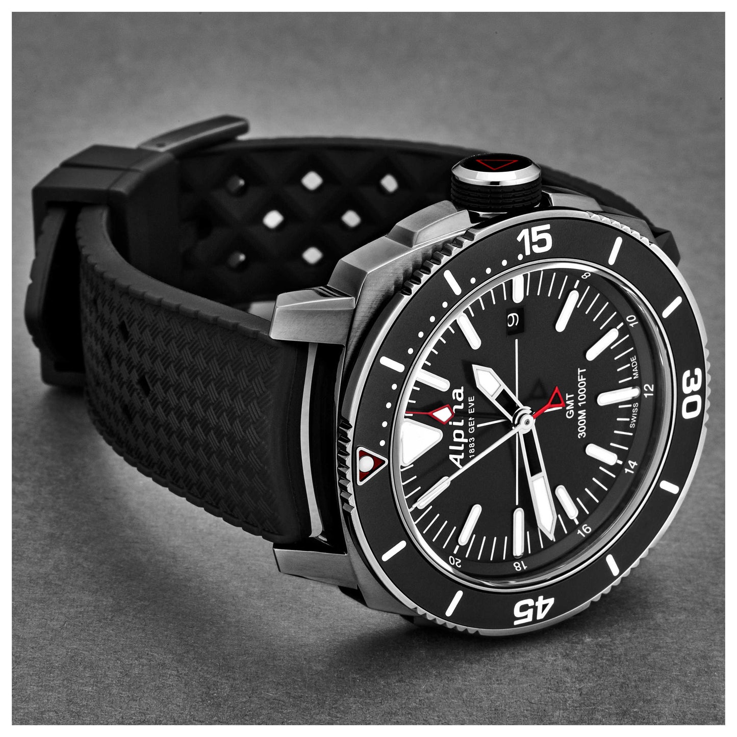 Alpina Seastrong Diver Men's Quartz Watch AL247LGG4TV6 - Image #2