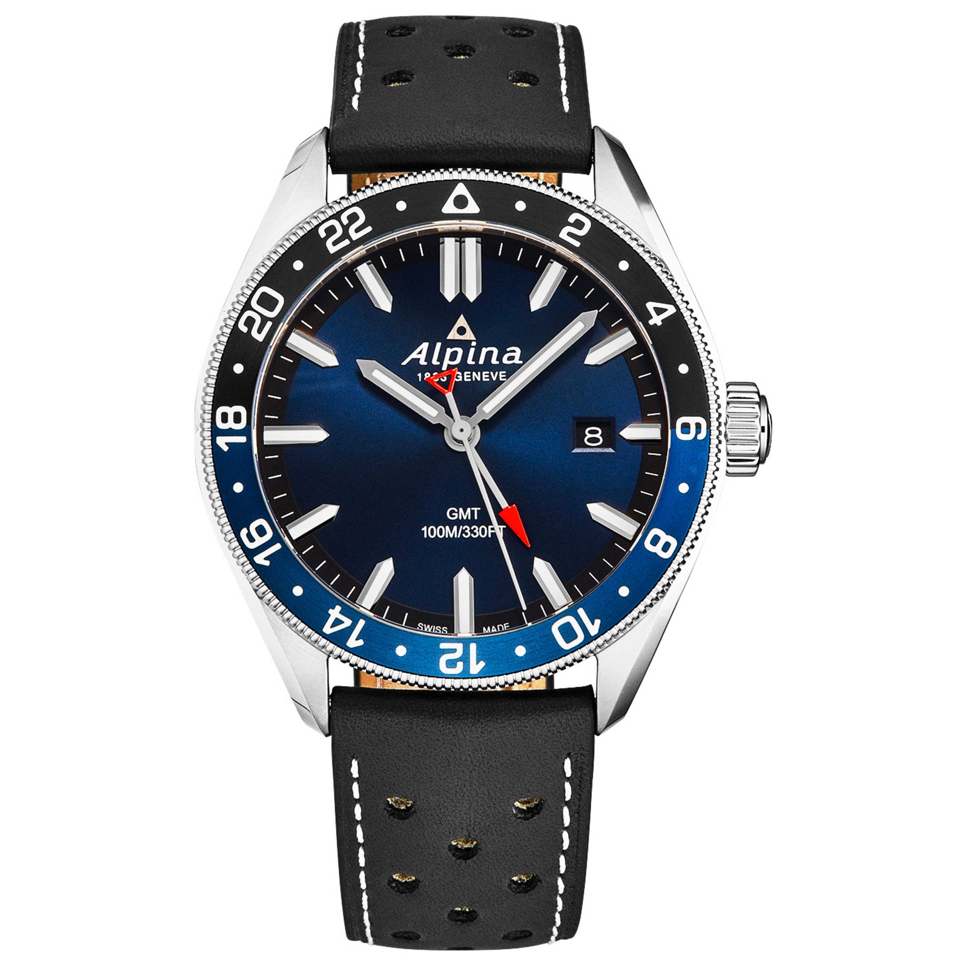 Front view of Alpina Alpiner Men's Quartz Watch AL247NB4E6