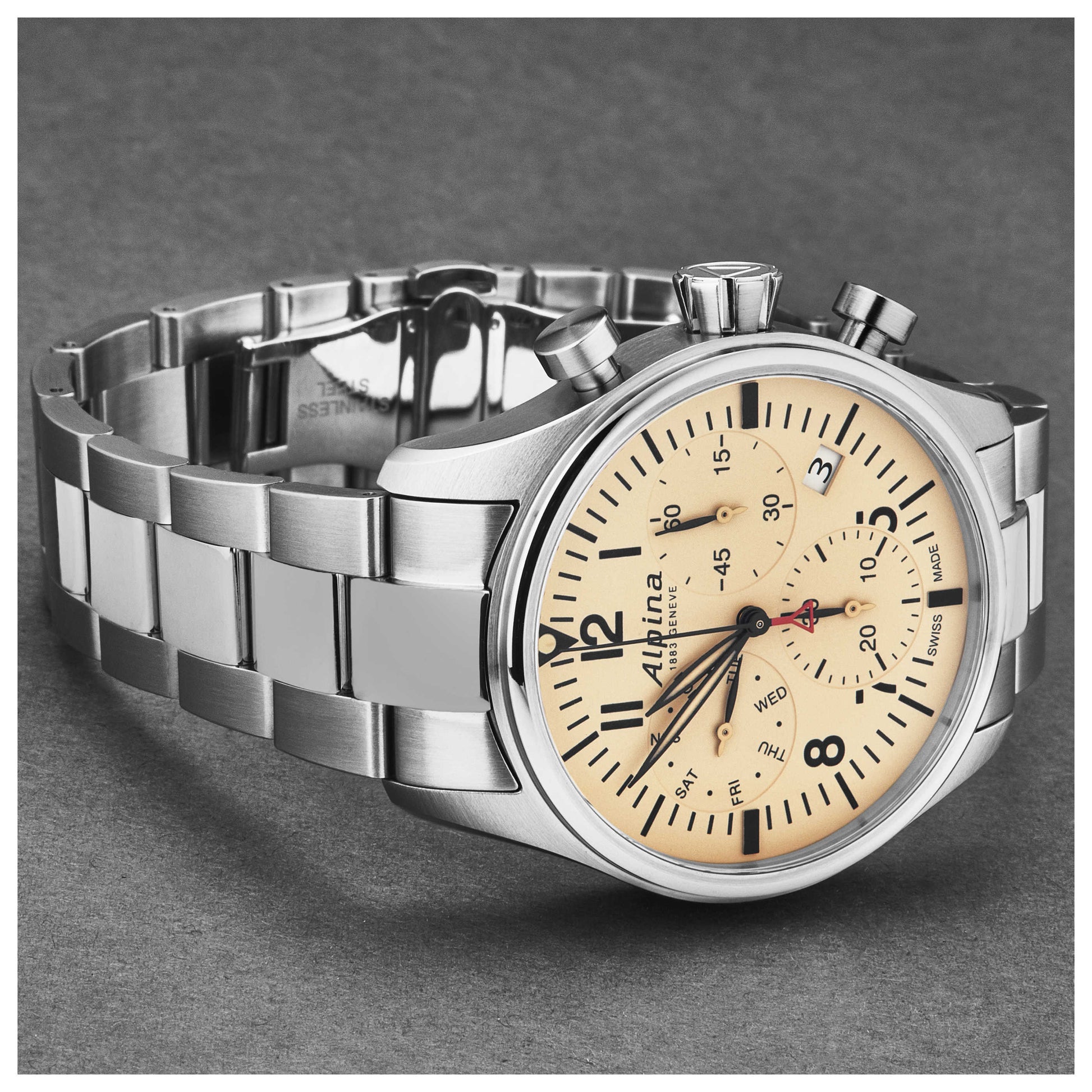 Alpina Startimer Pilot Men's Quartz Watch AL371BG4S6B - Image #2