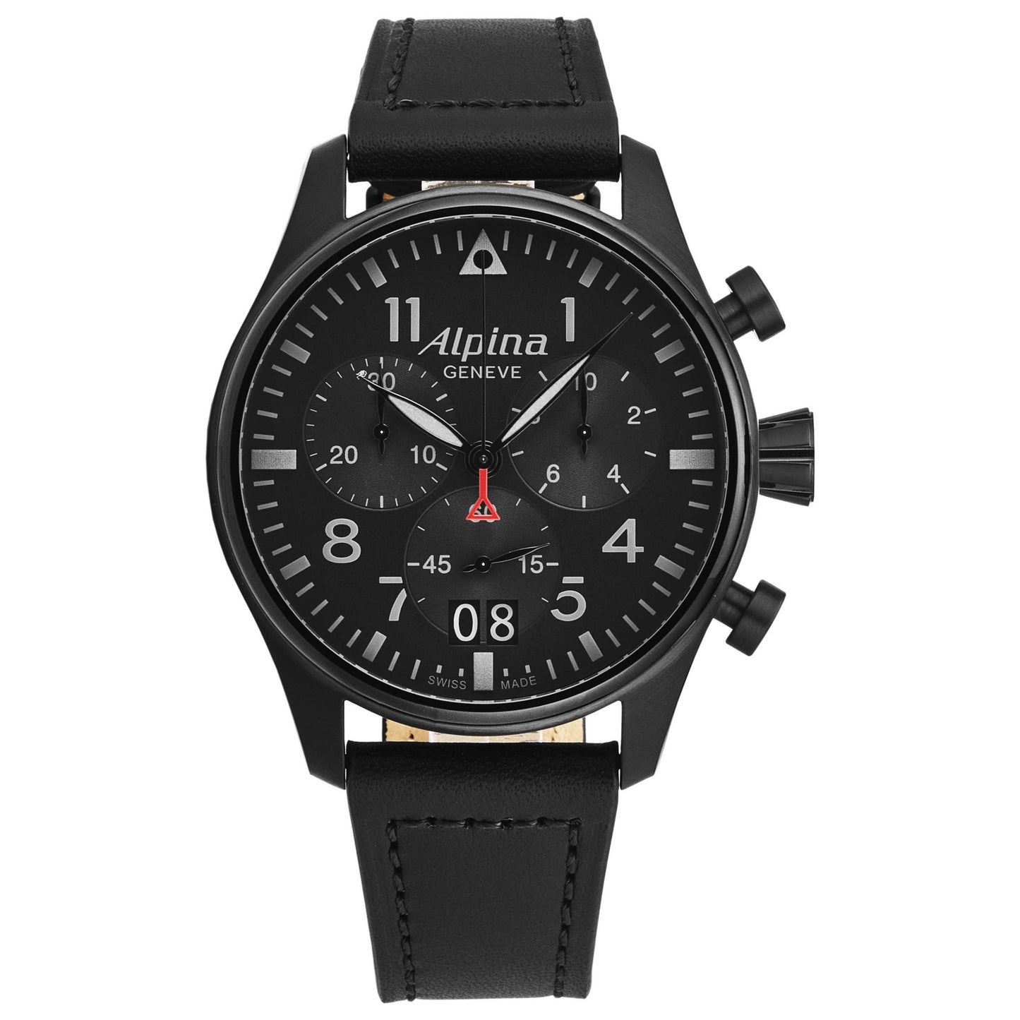 Front view of Alpina Startimer Pilot Men's Quartz Watch AL372BB4FBS6