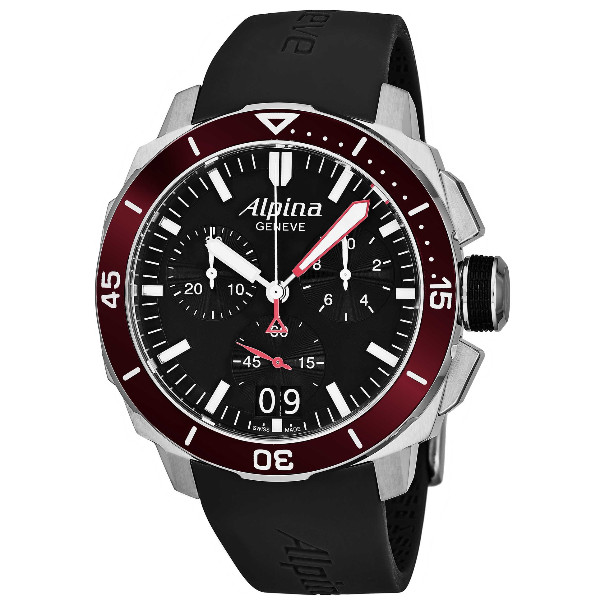 Front view of Alpina Startimer Pilot Men's Quartz Watch AL372LBBRG4V6