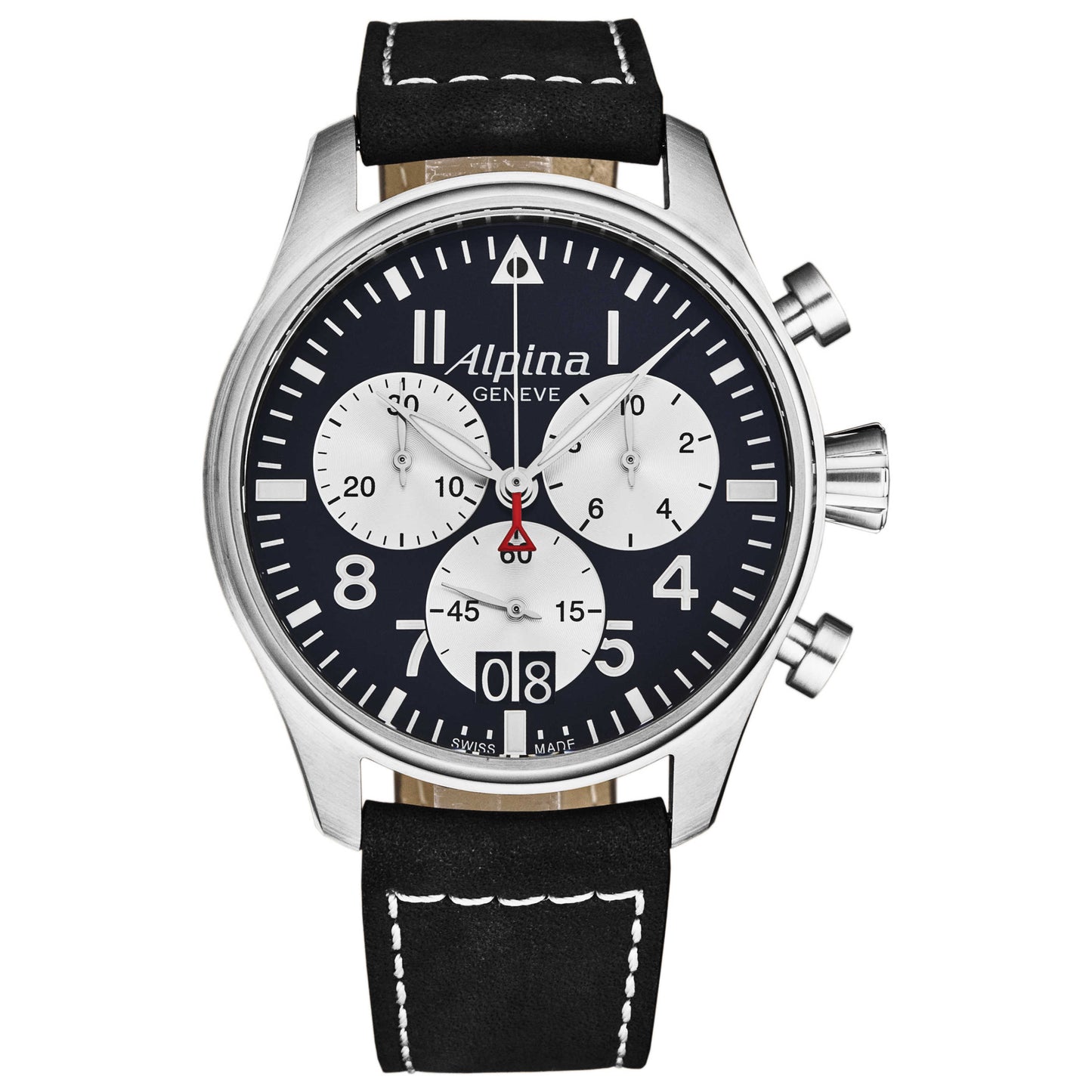 Front view of Alpina Startimer Pilot Men's Quartz Watch AL372NS4S6