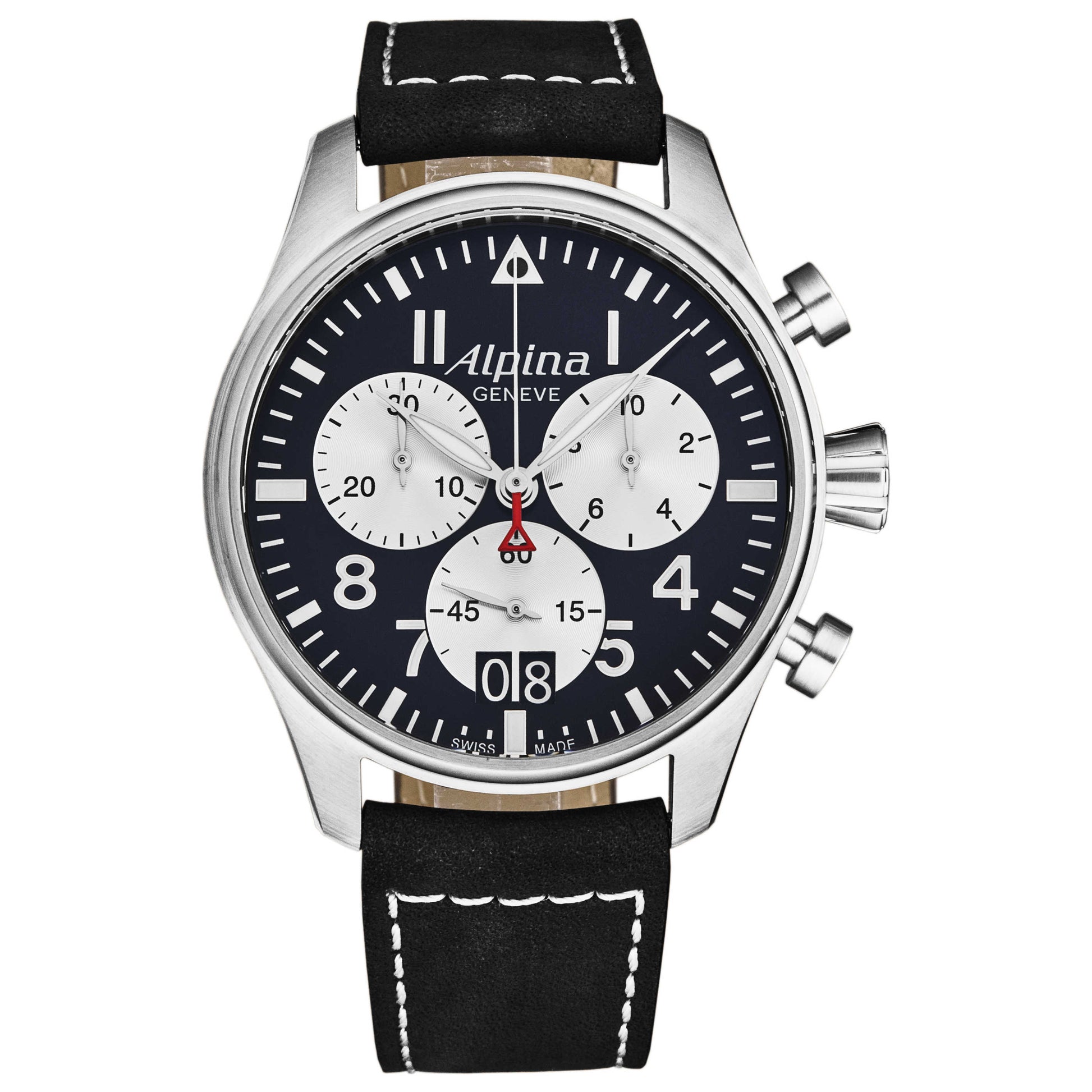 Front view of Alpina Startimer Pilot Men's Quartz Watch AL372NS4S6