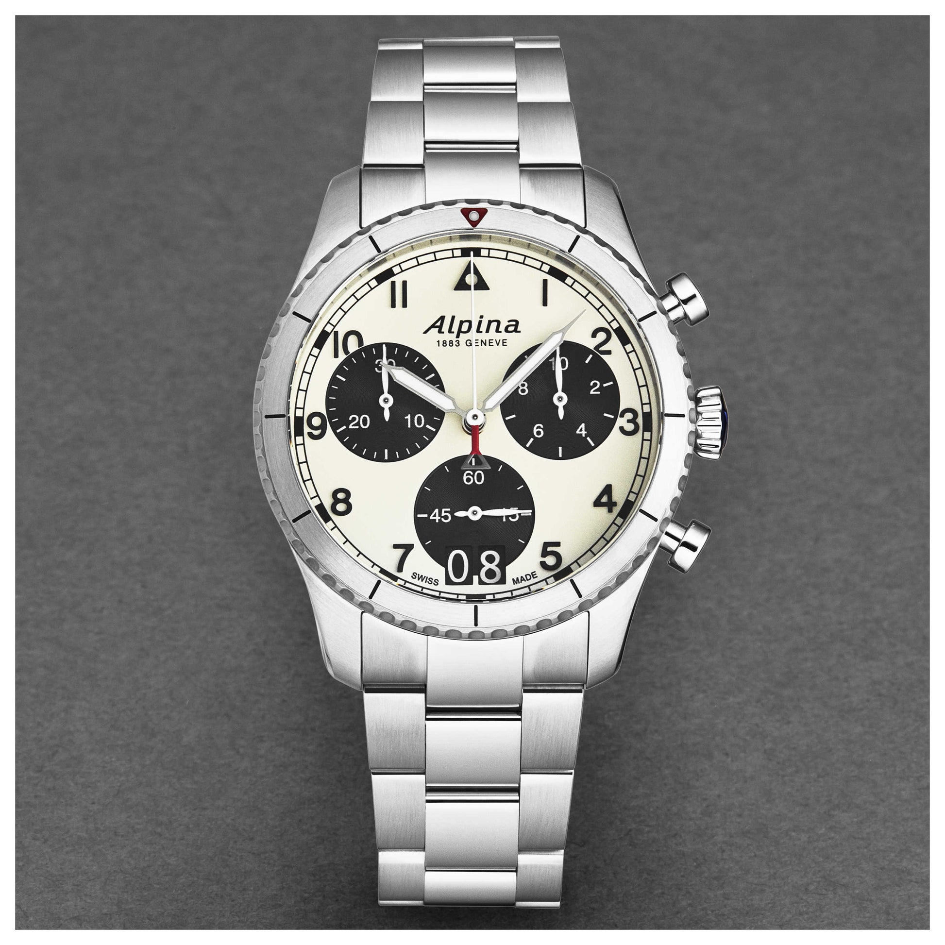Alpina Smartimer Men's Quartz Watch AL372WB4S26B - Image #4