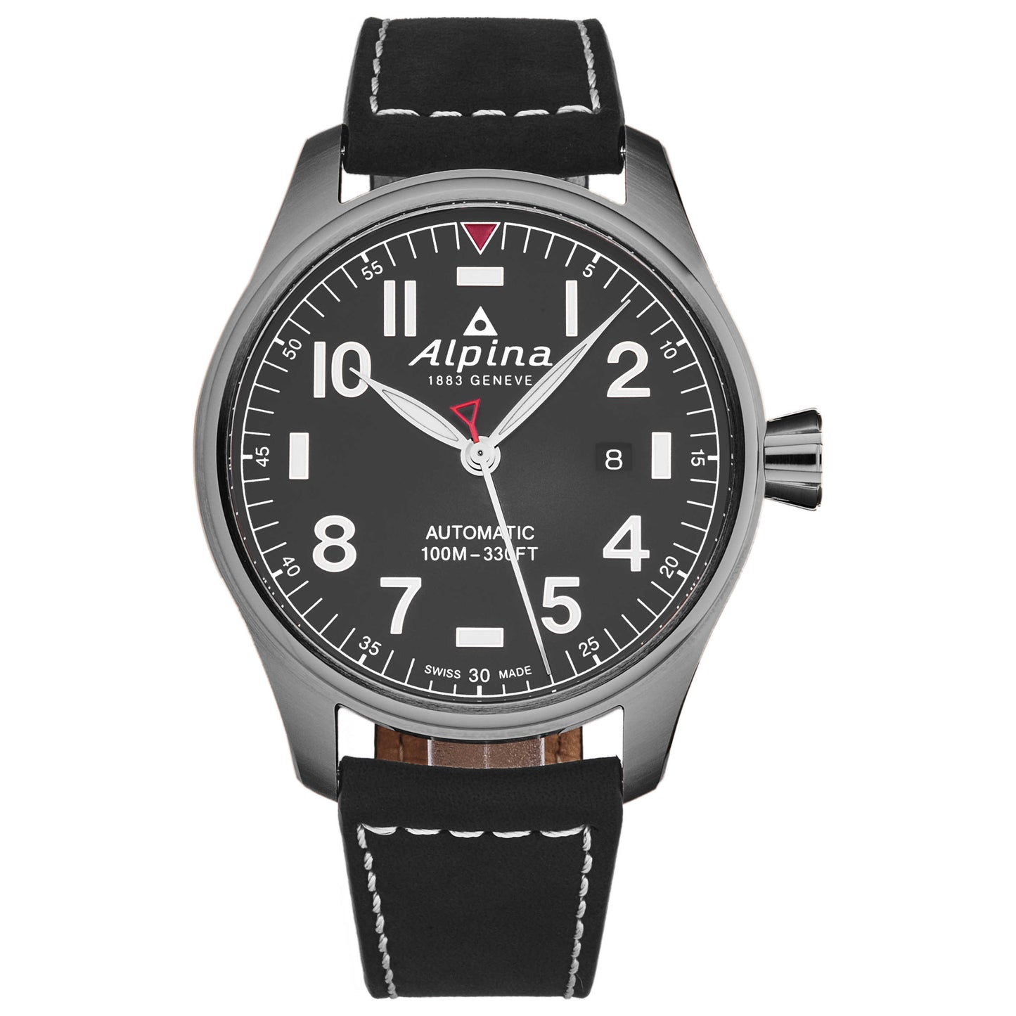 Front view of Alpina Startimer Pilot Men's Automatic Watch AL525G3TS6