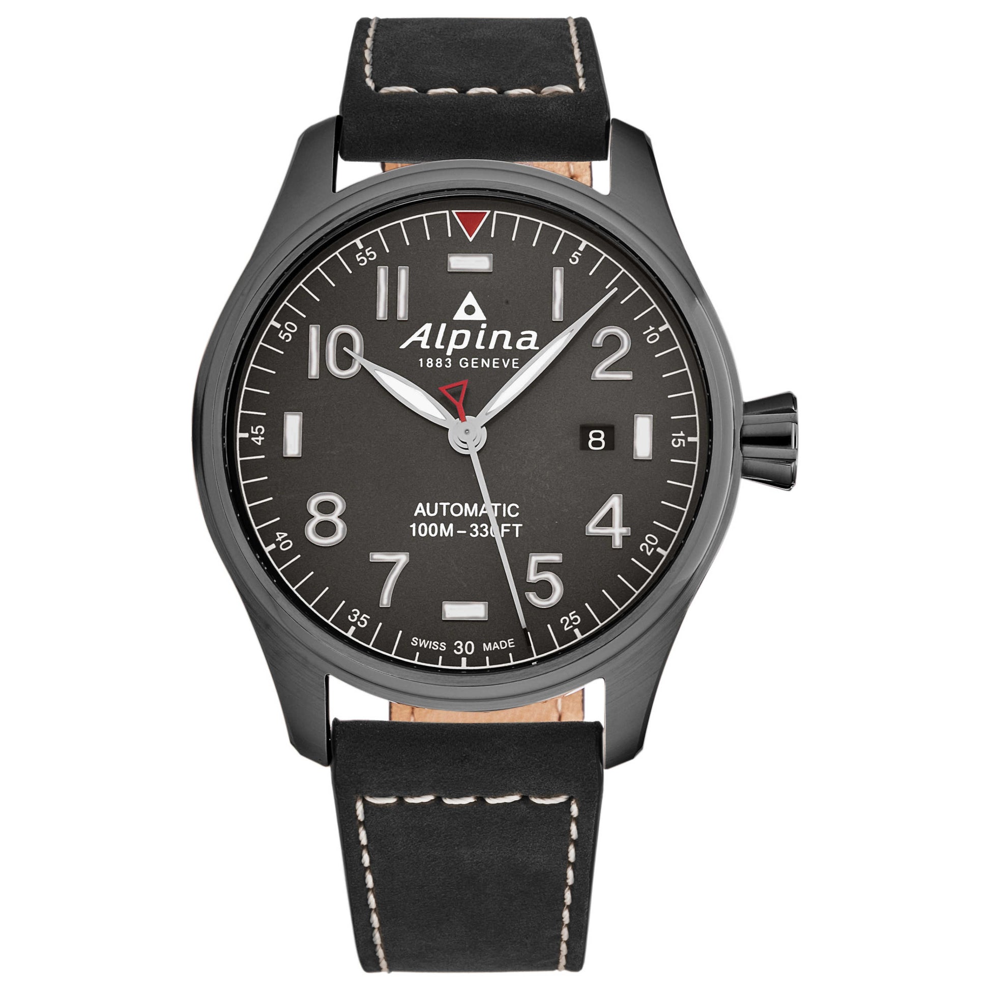 Front view of Alpina Startimer Pilot Men's Automatic Watch AL525G4TS6