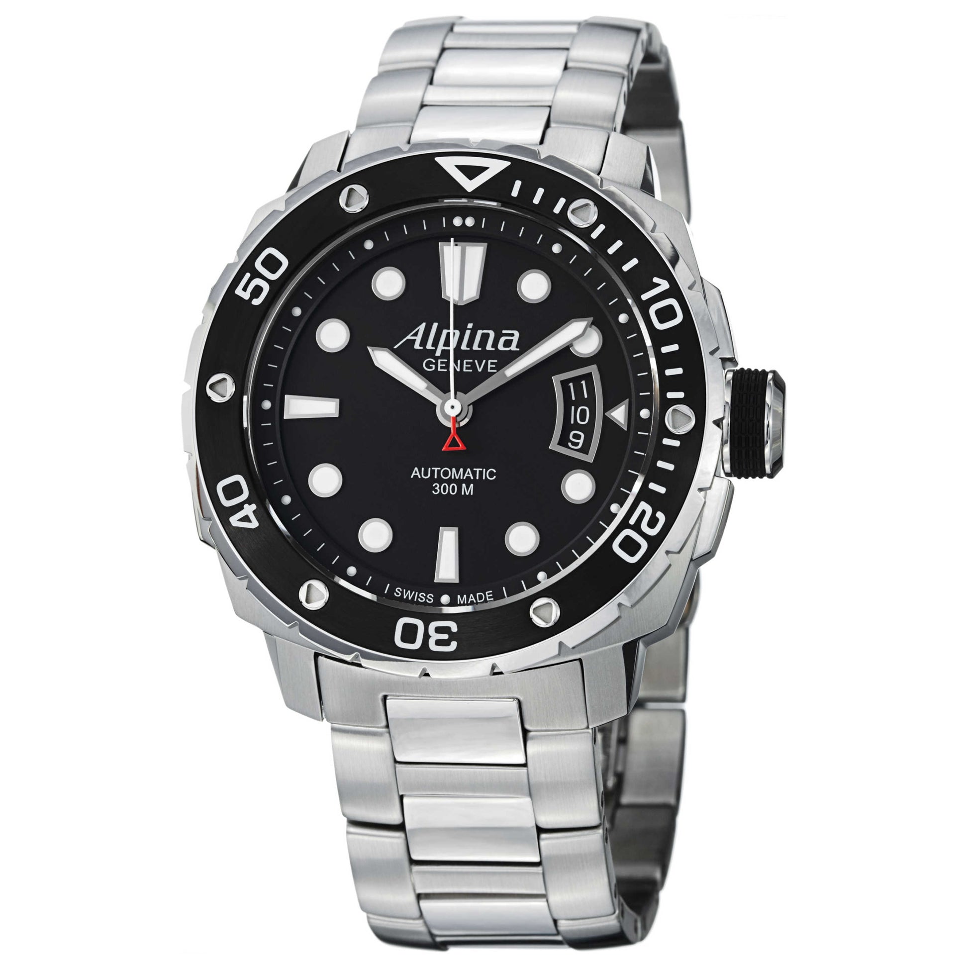 Front view of Alpina Extreme Diver Men's Automatic Watch AL525LB4V26B