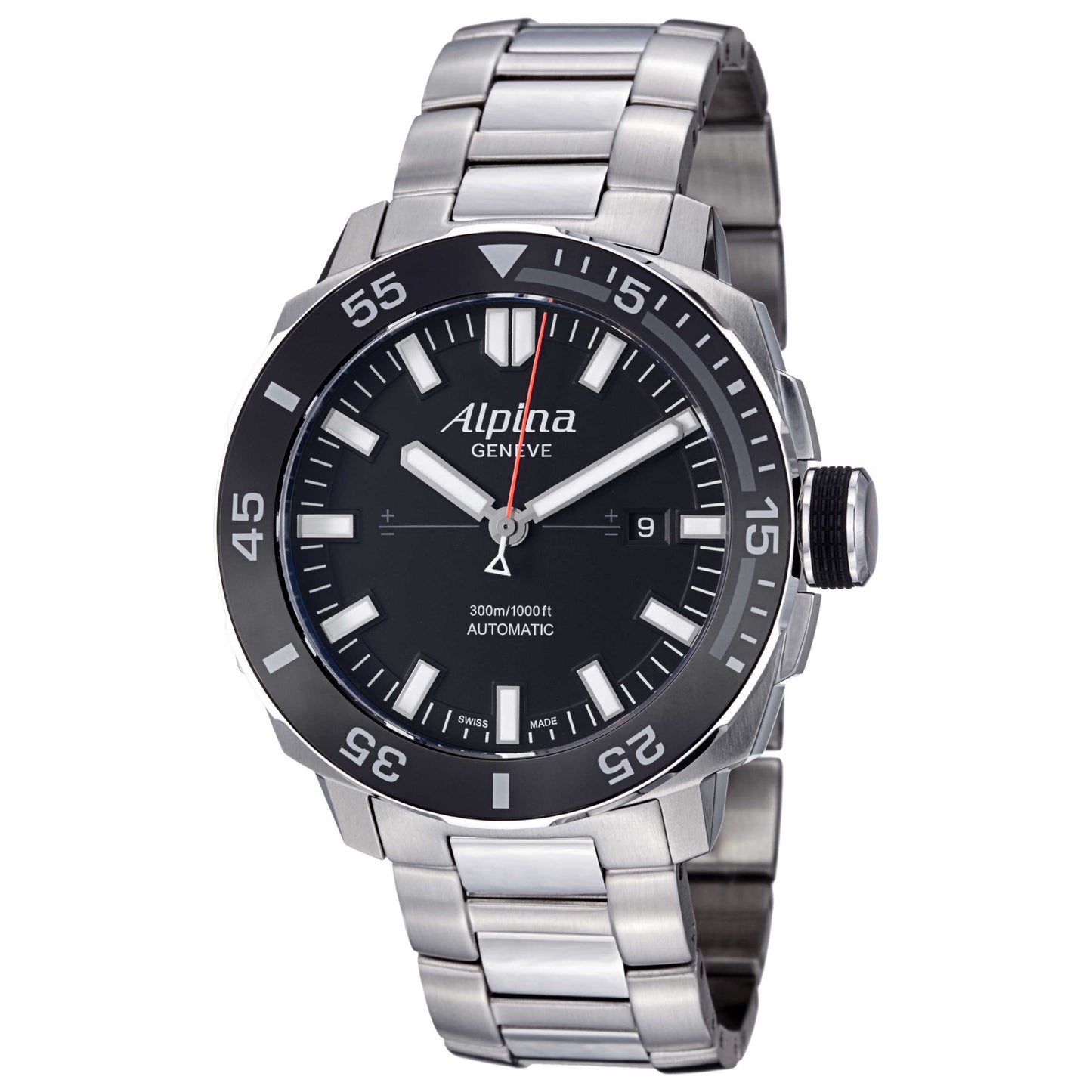 Front view of Alpina Adventure Men's Automatic Watch AL525LB4V6B