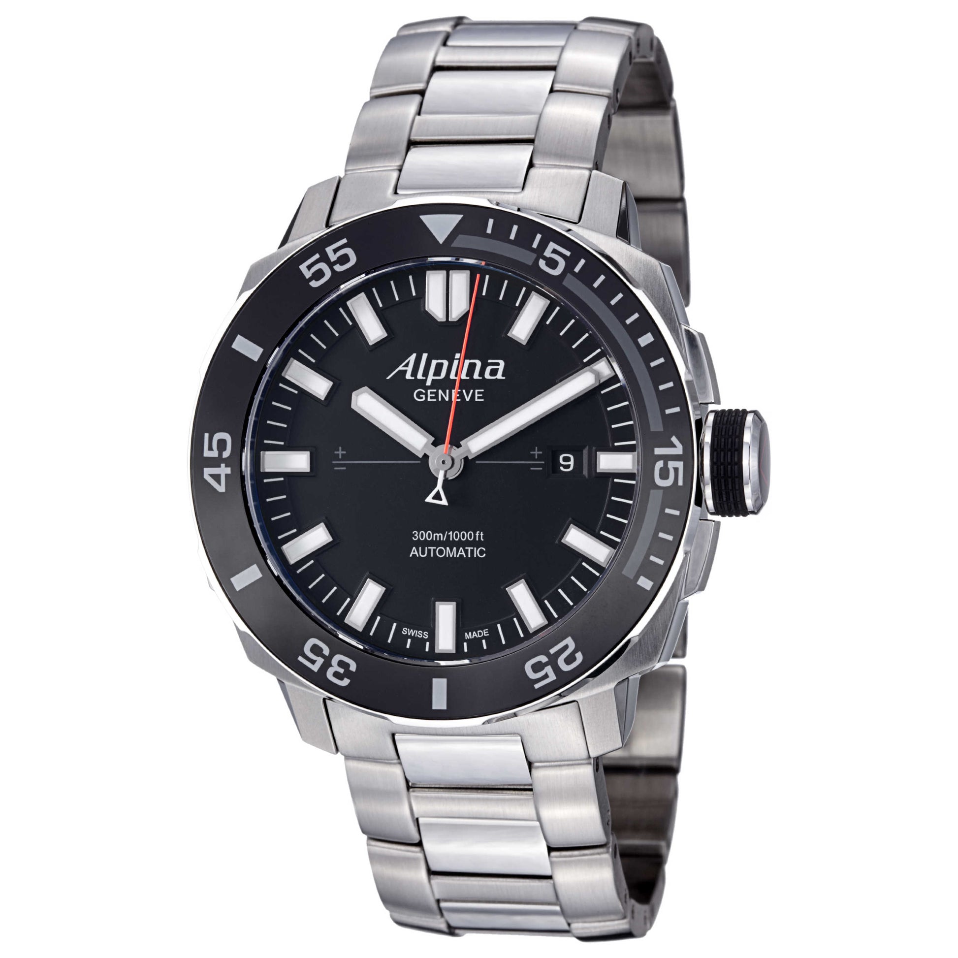 Front view of Alpina Adventure Men's Automatic Watch AL525LB4V6B