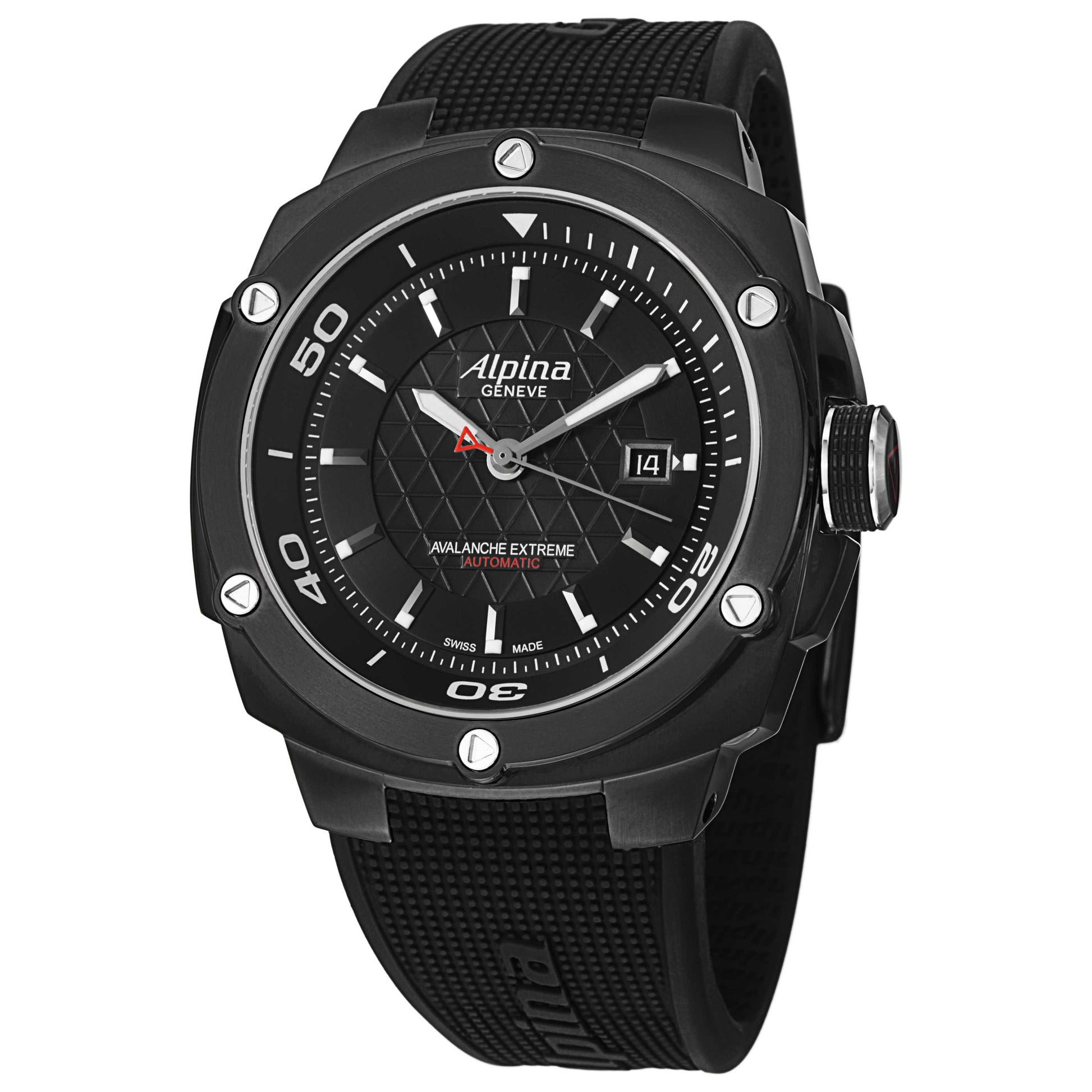 Front view of Alpina Adventure Men's Automatic Watch AL525LBB5FBAE6