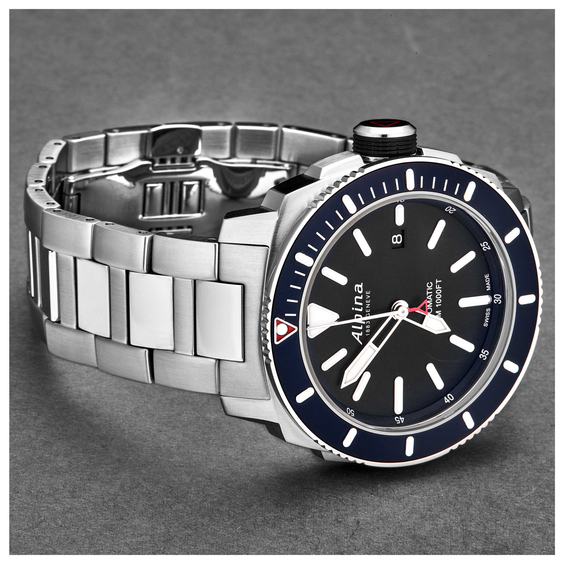 Alpina Seastrong Diver Men's Automatic Watch AL525LBN4V6B - Image #2