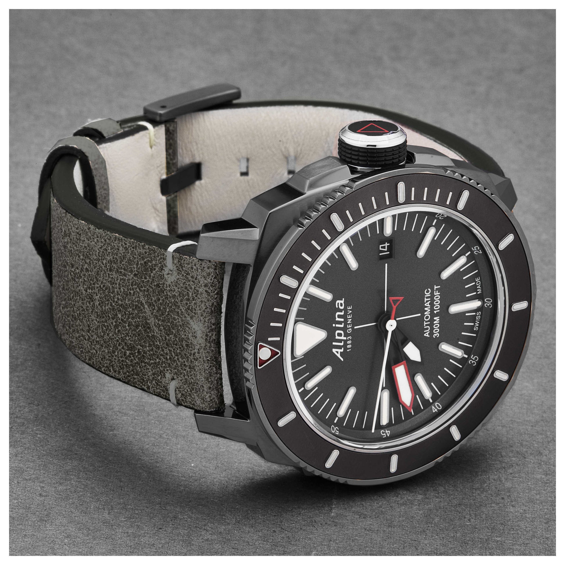 Alpina Seastrong Diver Men's Automatic Watch AL525LGGW4TV6 - Image #2